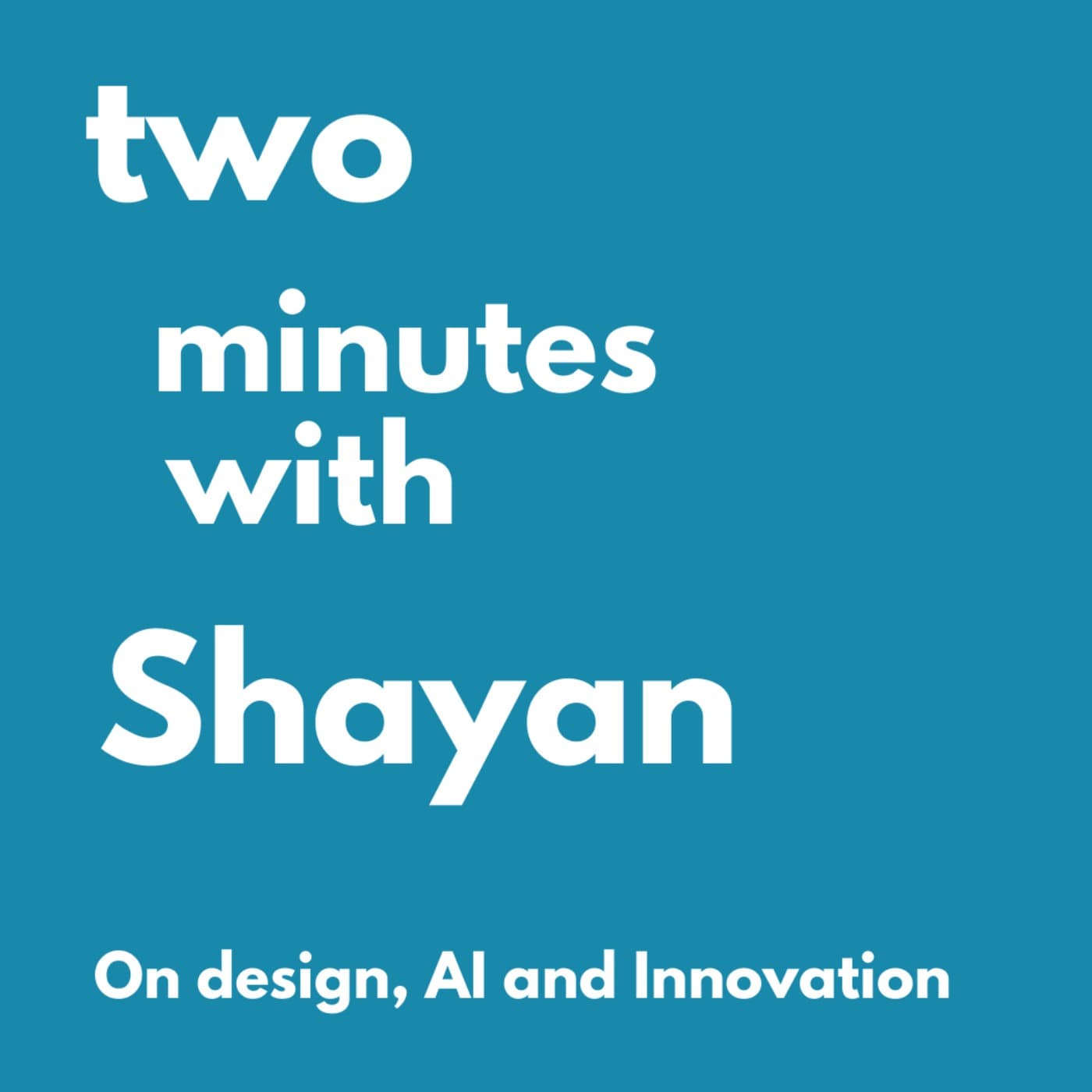 Two Minutes with Shayan Mashatian - Podcasts