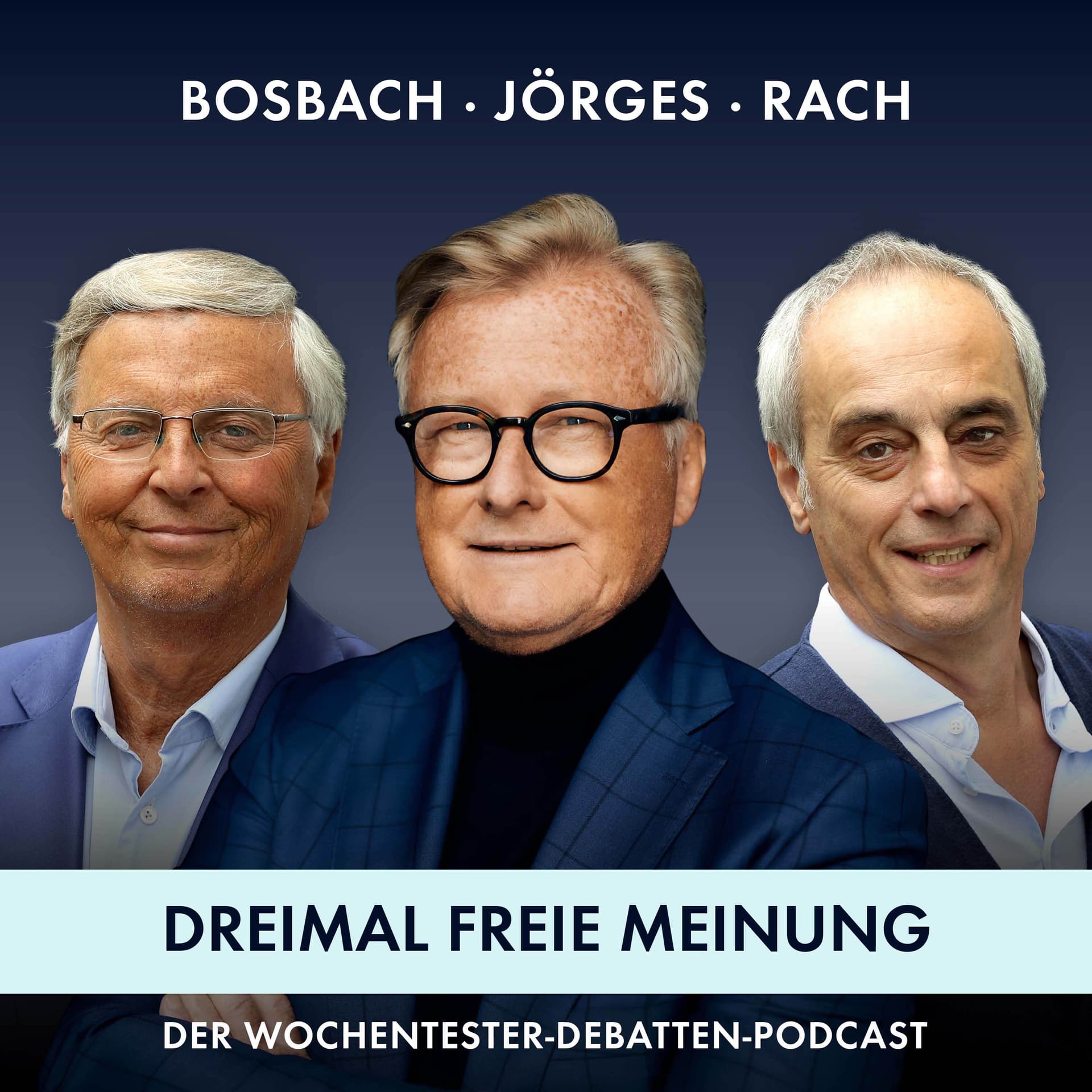 Dreimal freie Meinung - Der Debatten Podcast - Podcasts