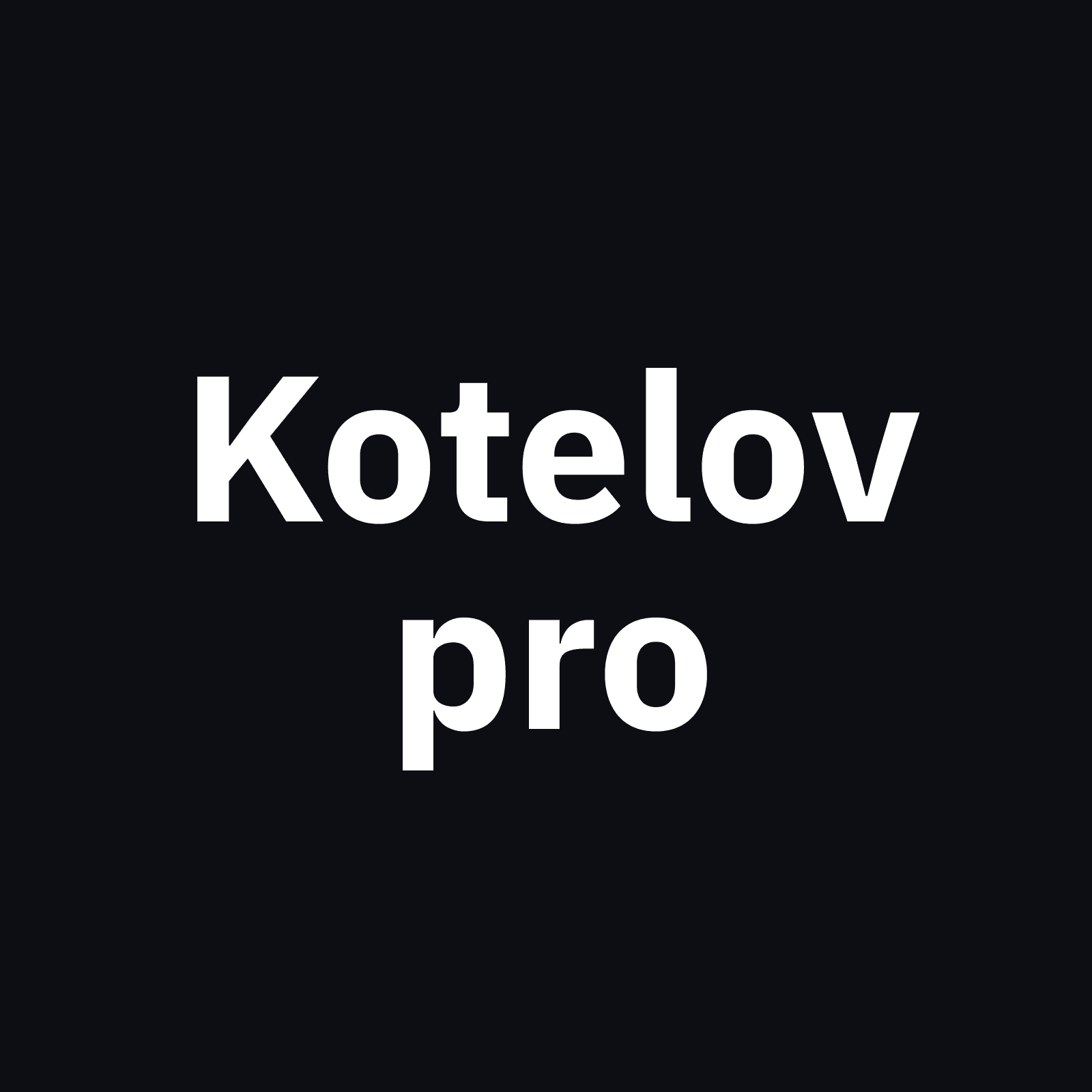Kotelov PRO - Podcasts