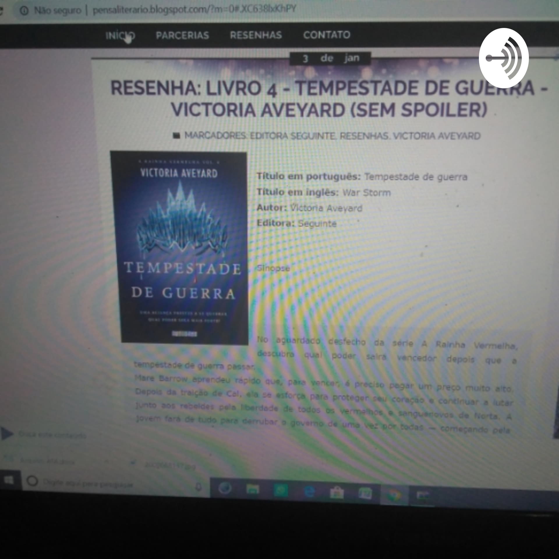 Resenha: Tempestade De Guerra - Por: Pensamento Literário - Podcasts