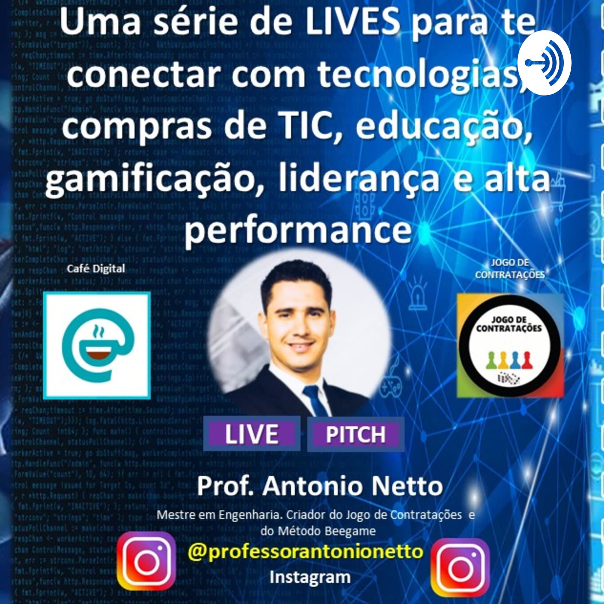 Café Digital - Jogo de Contratações - Beegame - Antonio Netto - Podcasts