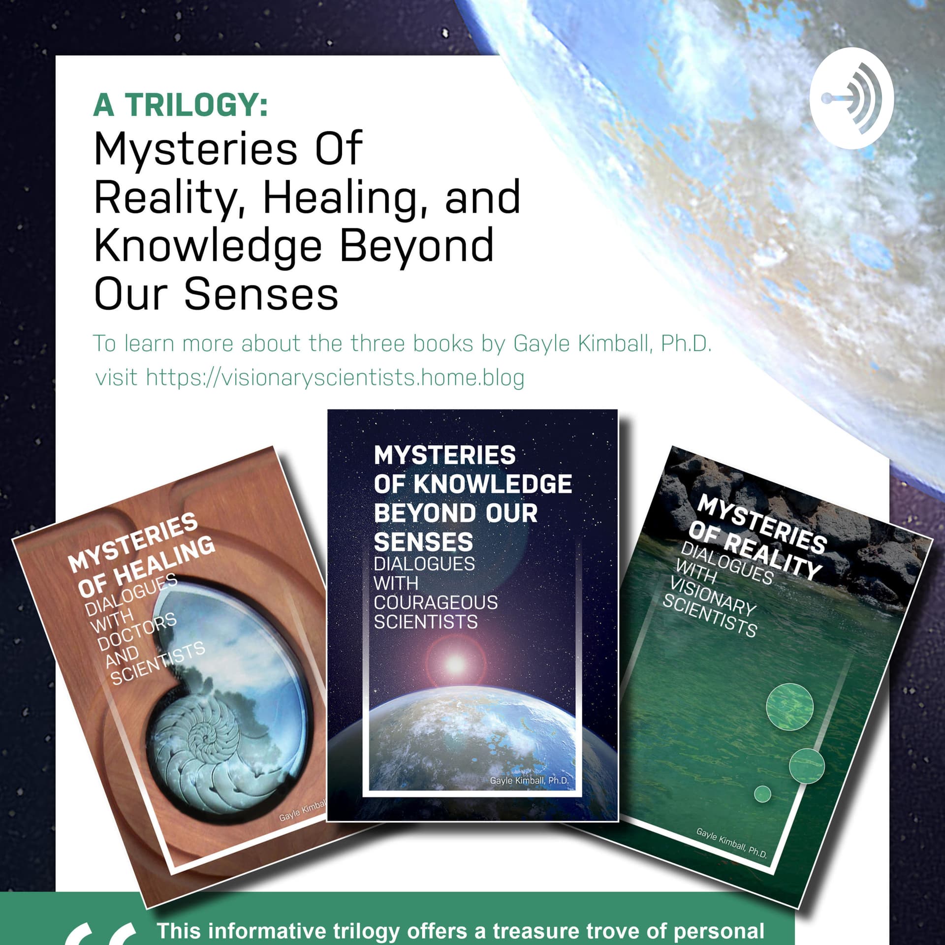 Gayle Kimball interviews global changemakers - Podcasts