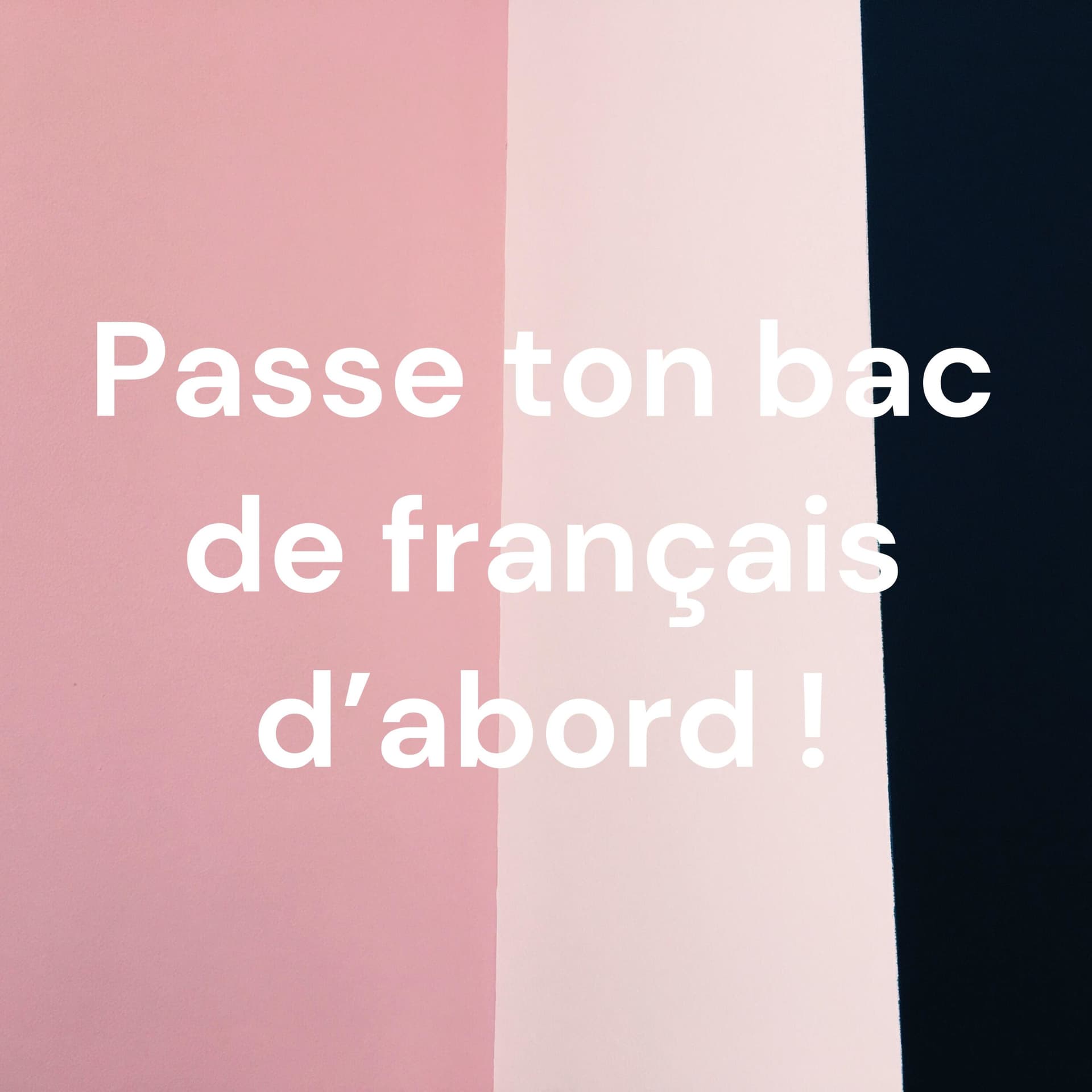 Passe ton bac de français d'abord ! - Podcasts