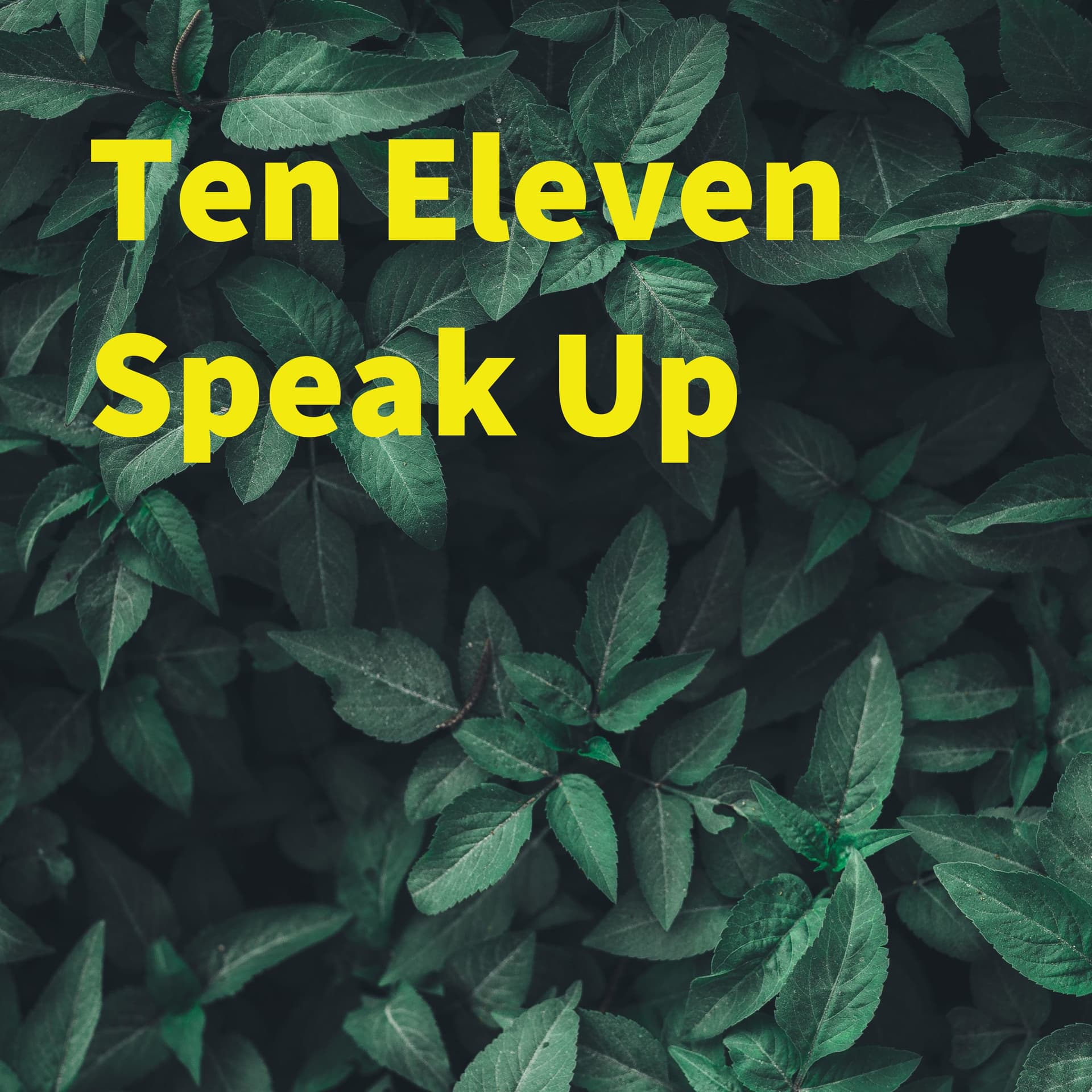 Ten Eleven Speak Up - Podcasts