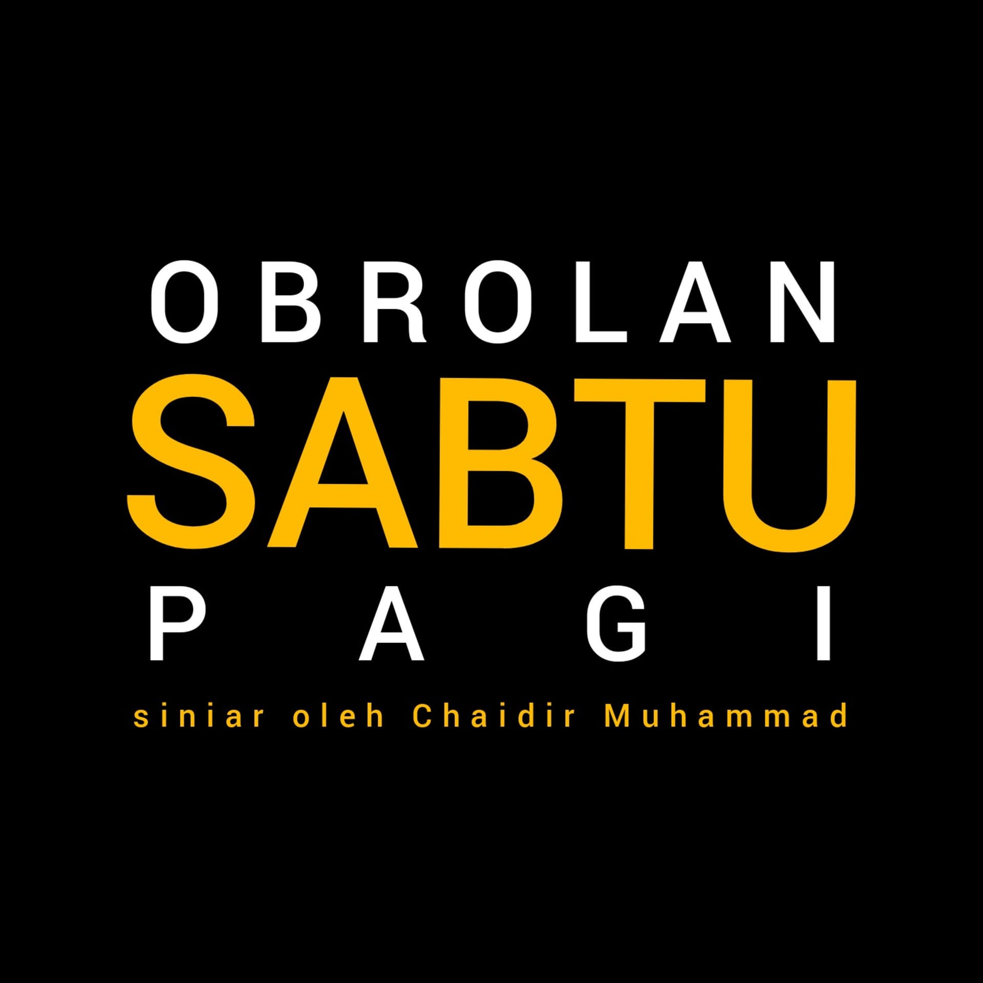Obrolan Sabtu Pagi - Podcasts