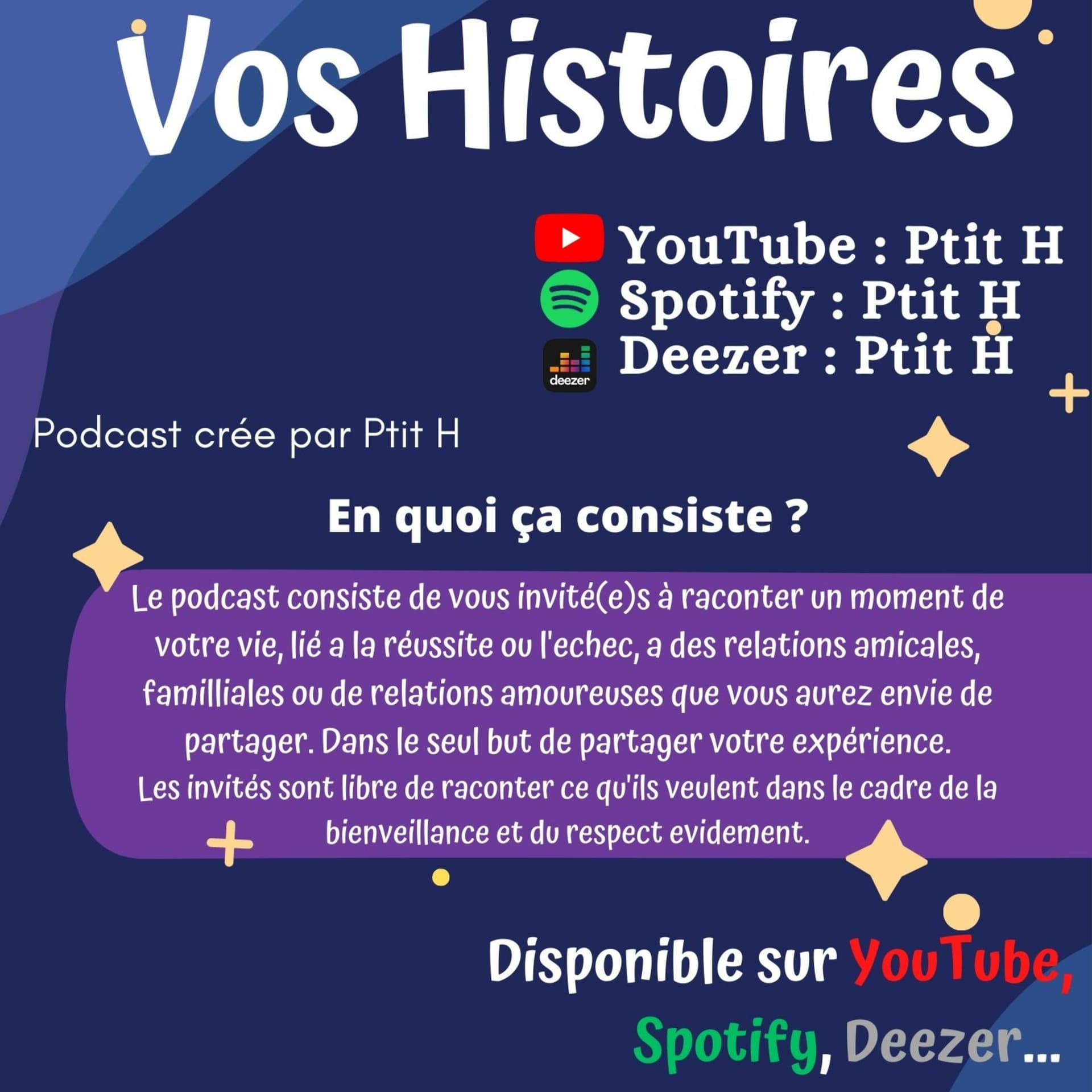Vos Histoires - Podcasts