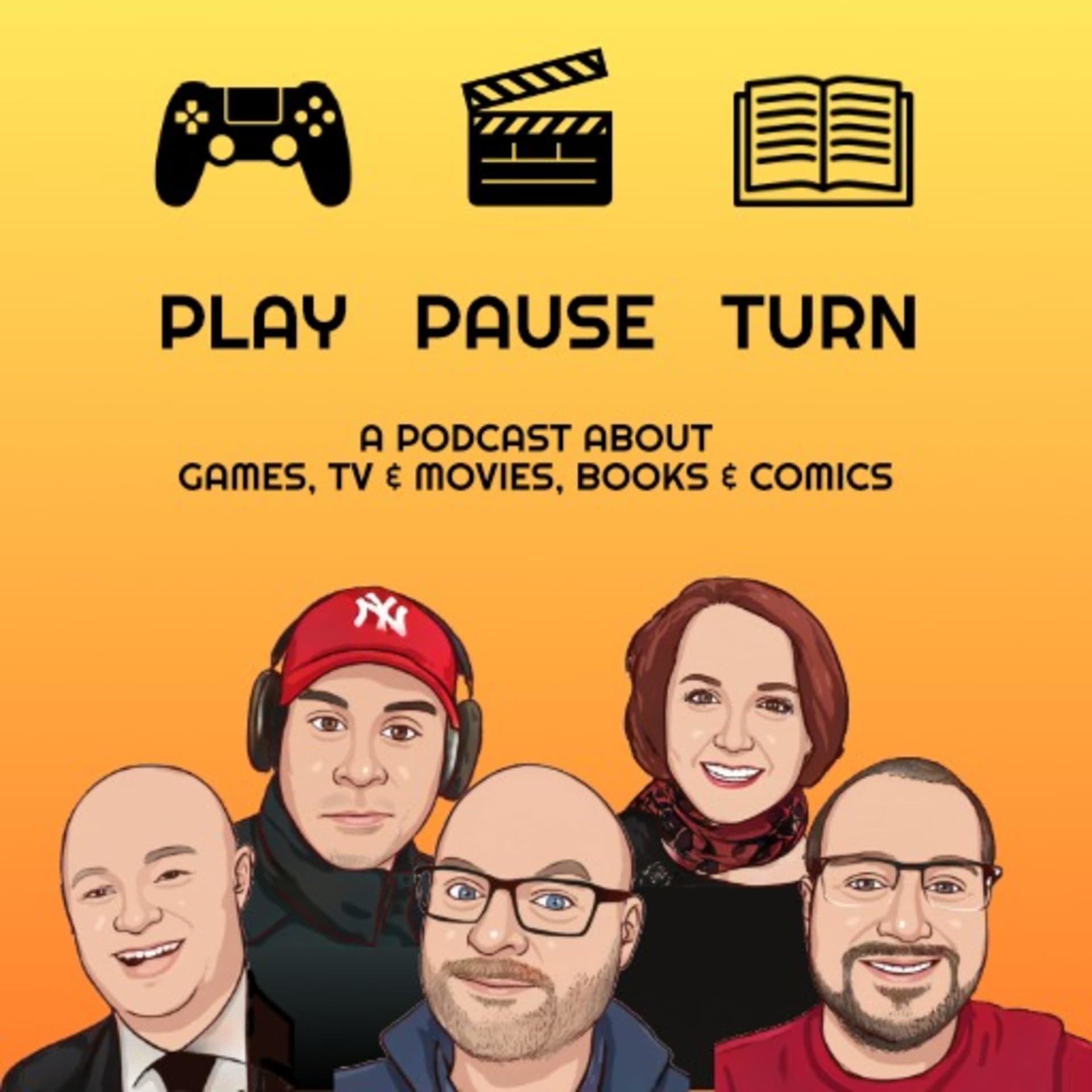 Play Pause Turn - Games, Movies, TV & Books - Podcasts