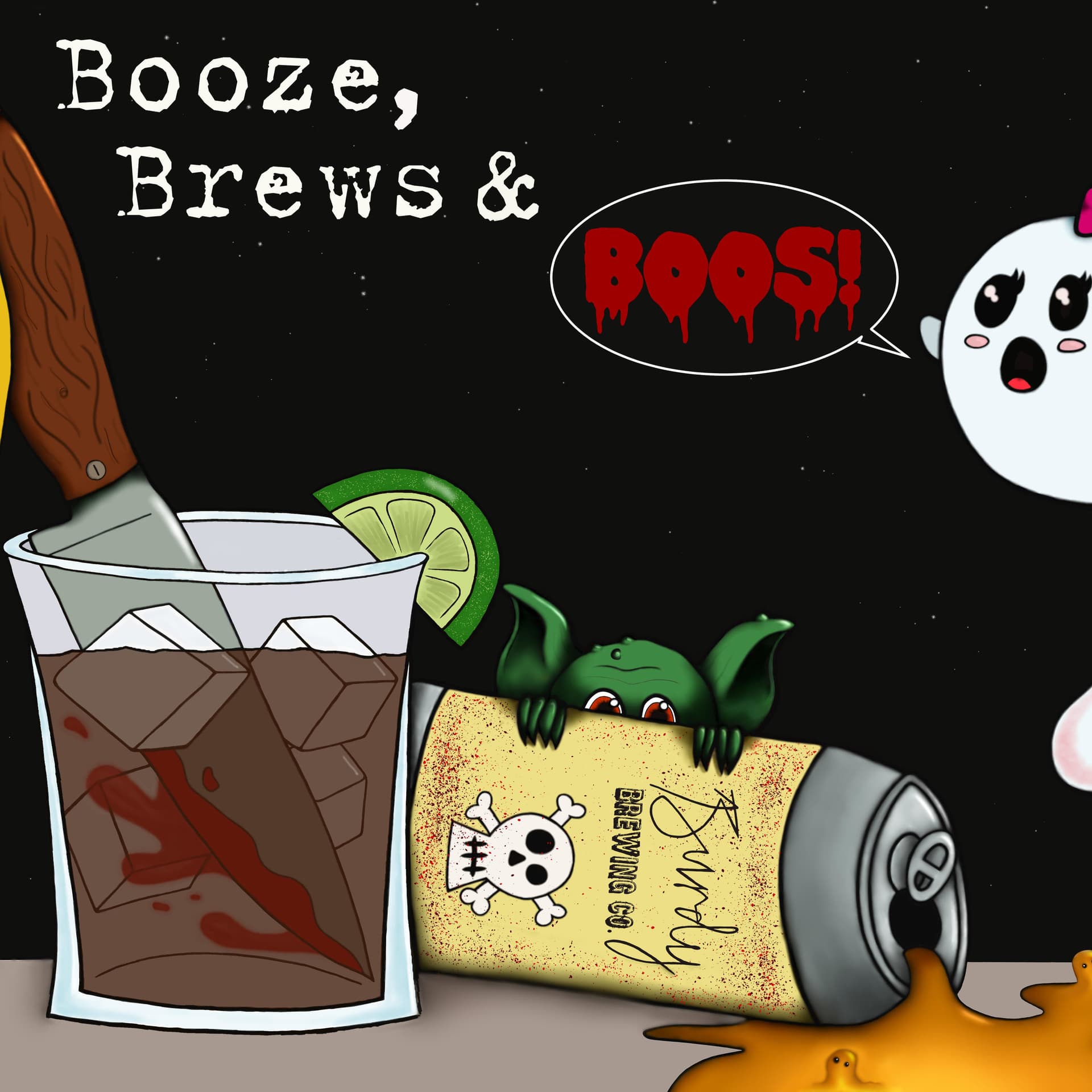 Booze Brews & Boos - Podcasts