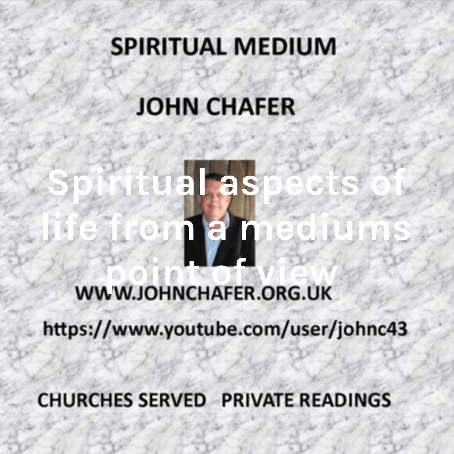 Spiritual and General aspects of life from a mediums point of view - Podcasts