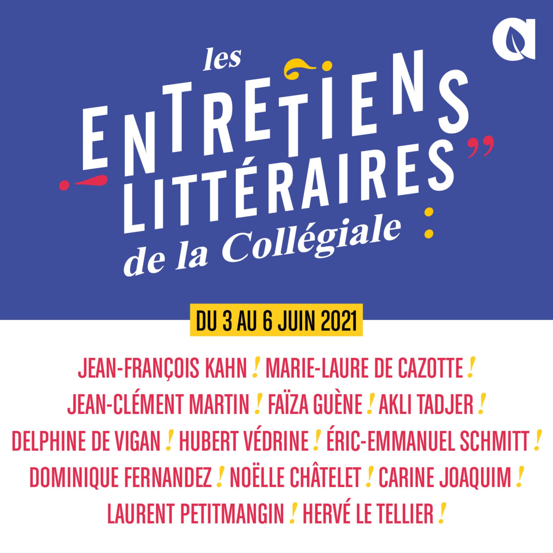 Les entretiens littéraires de la collégiale - Podcasts