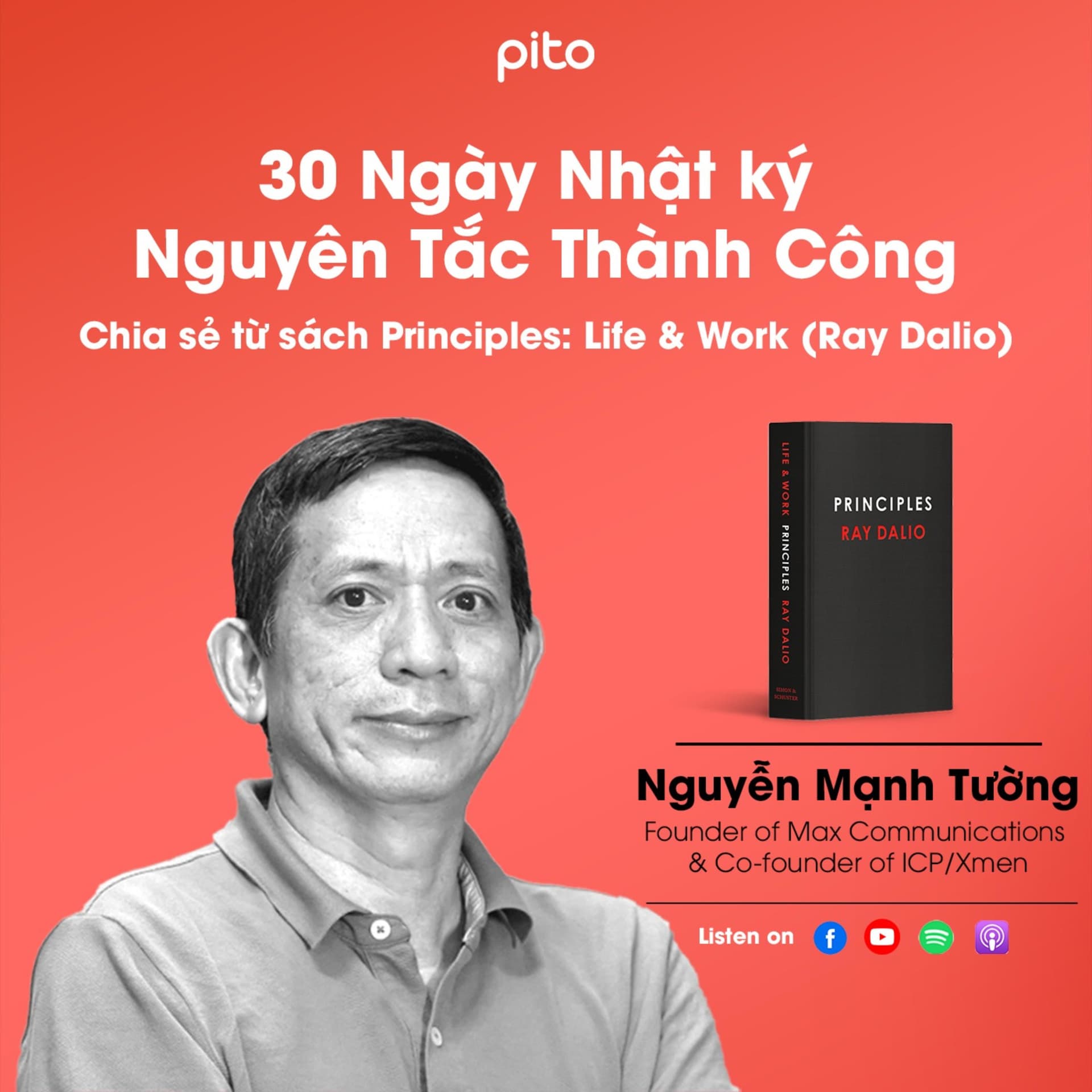 30 Ngày Nhật ký Nguyên tắc Thành công | Nguyễn Mạnh Tường | Theo Principles: Life & Work (Ray Dalio) - Podcasts