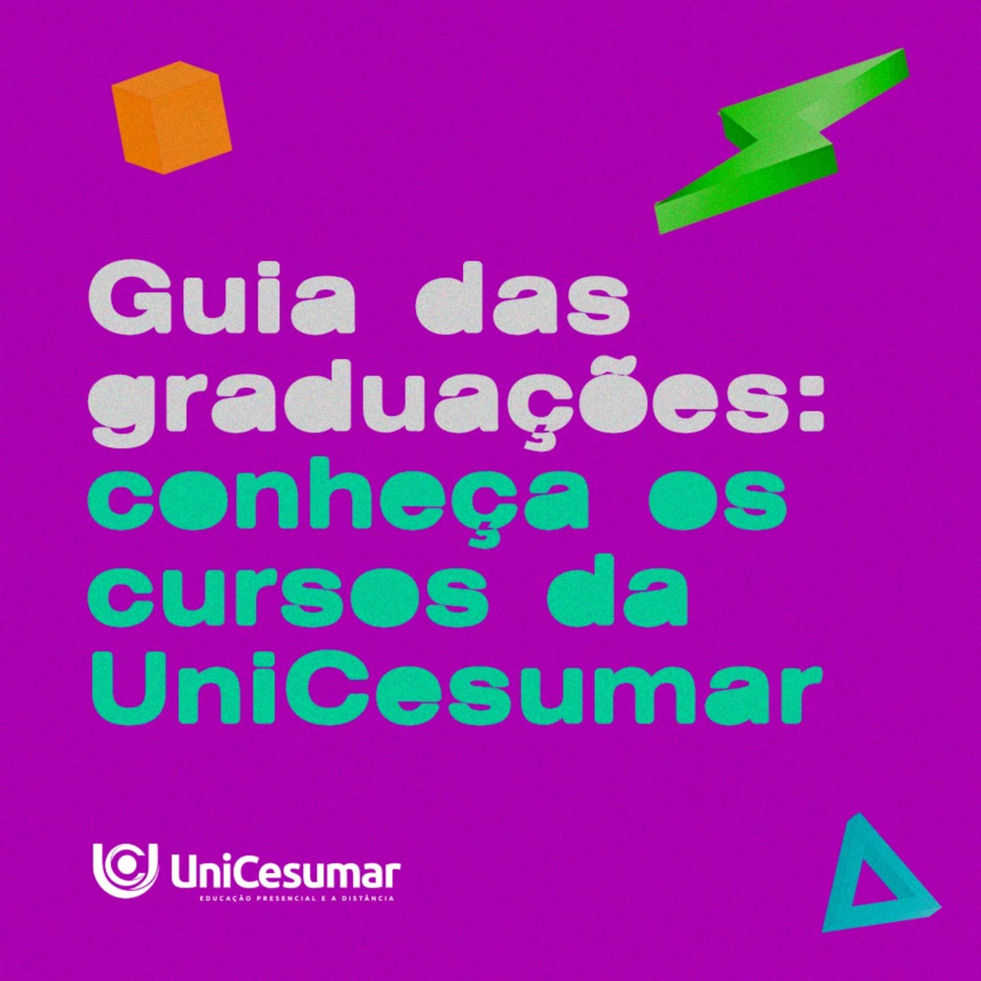 Guia das graduações: conheça os cursos da UniCesumar - Podcasts