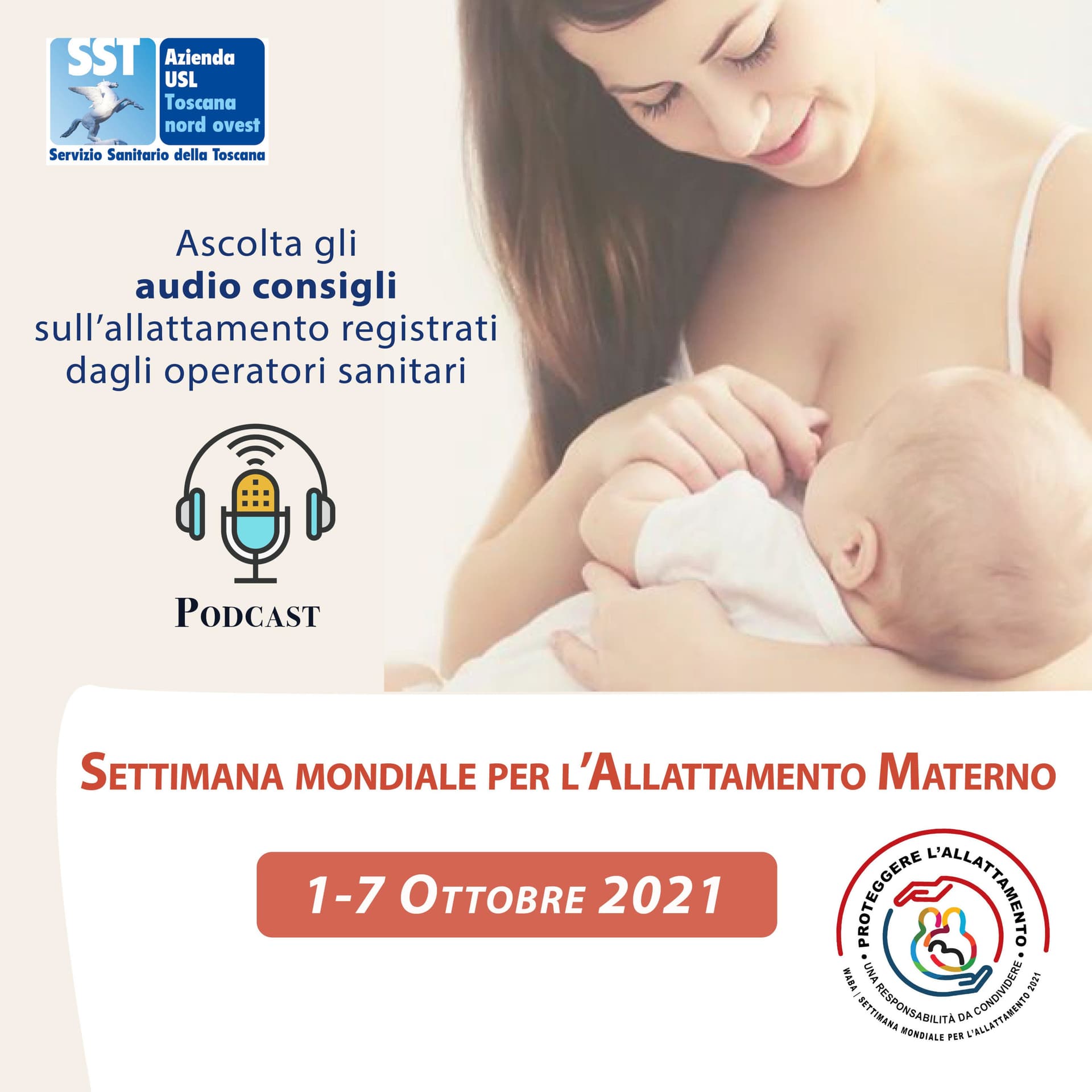 Settimana dell'allattamento al seno 2021 - Azienda USL Toscana nord ovest - Podcasts