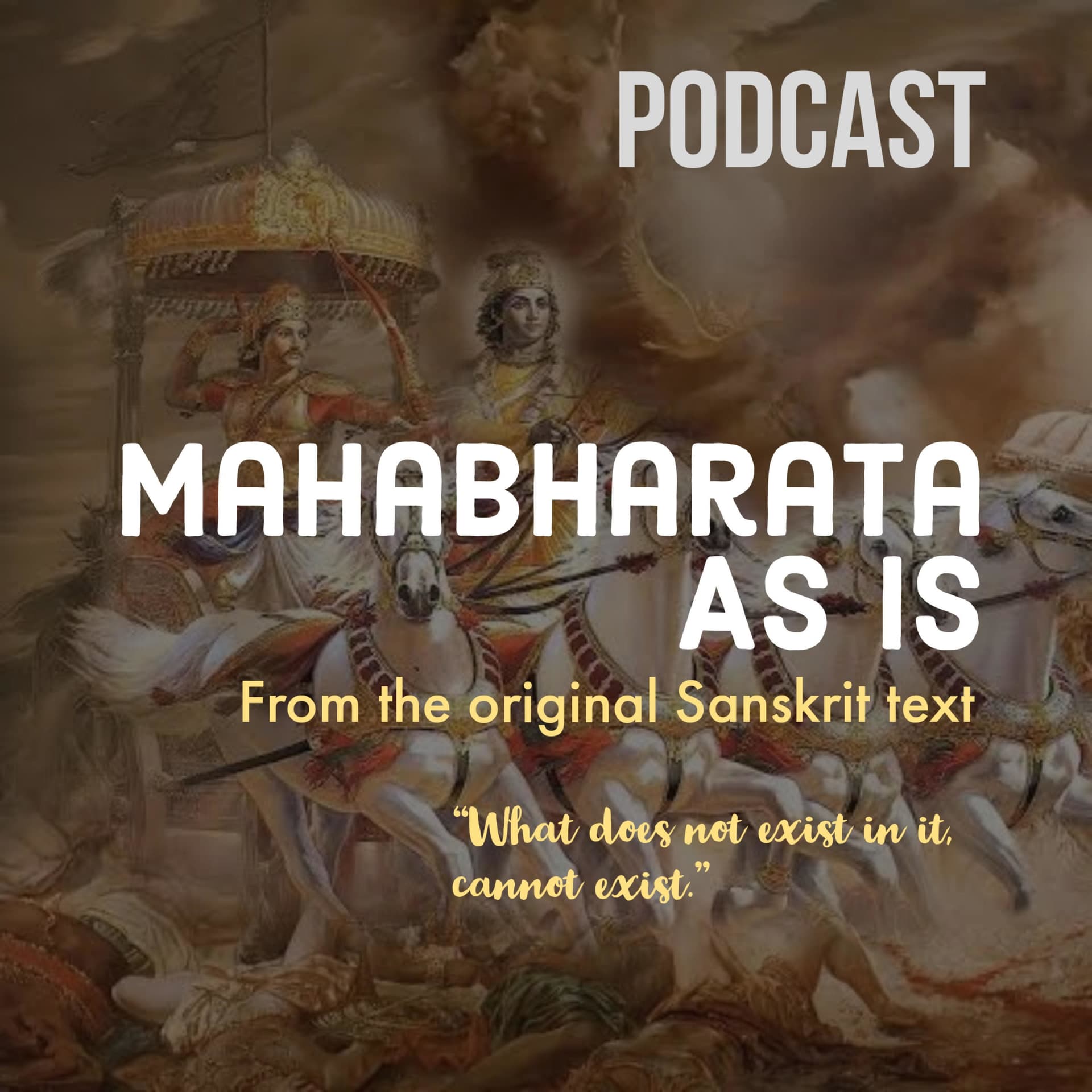 The Mahabharata As Is - Podcasts