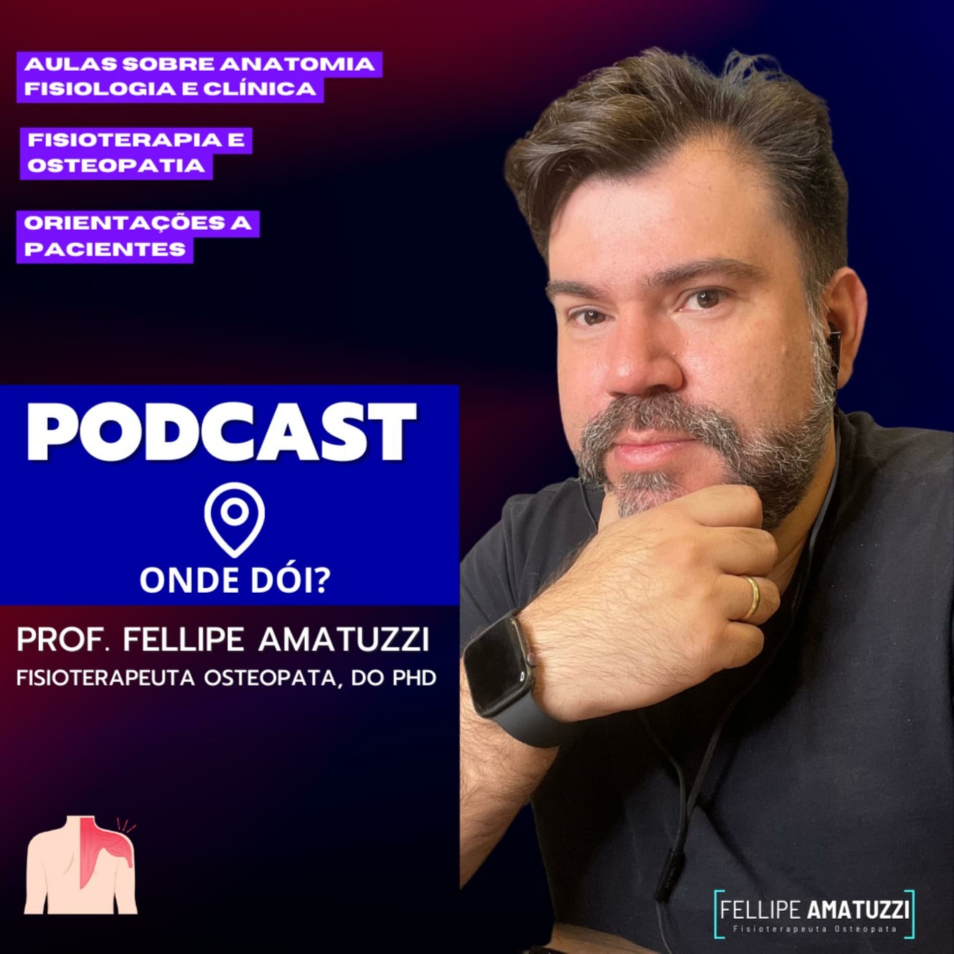 Onde doi? Prof. Fellipe Amatuzzi DO, PhD. - Podcasts