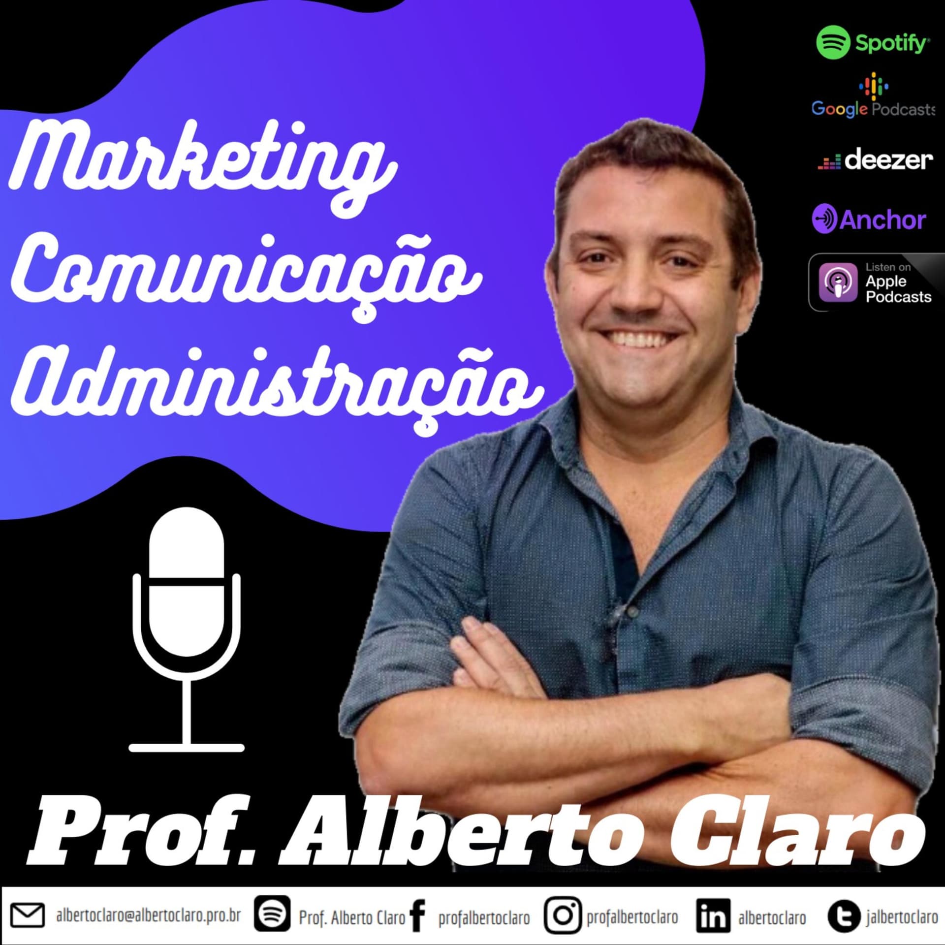 Marketing - Comunicação - Administração - Prof. Alberto Claro - Podcasts