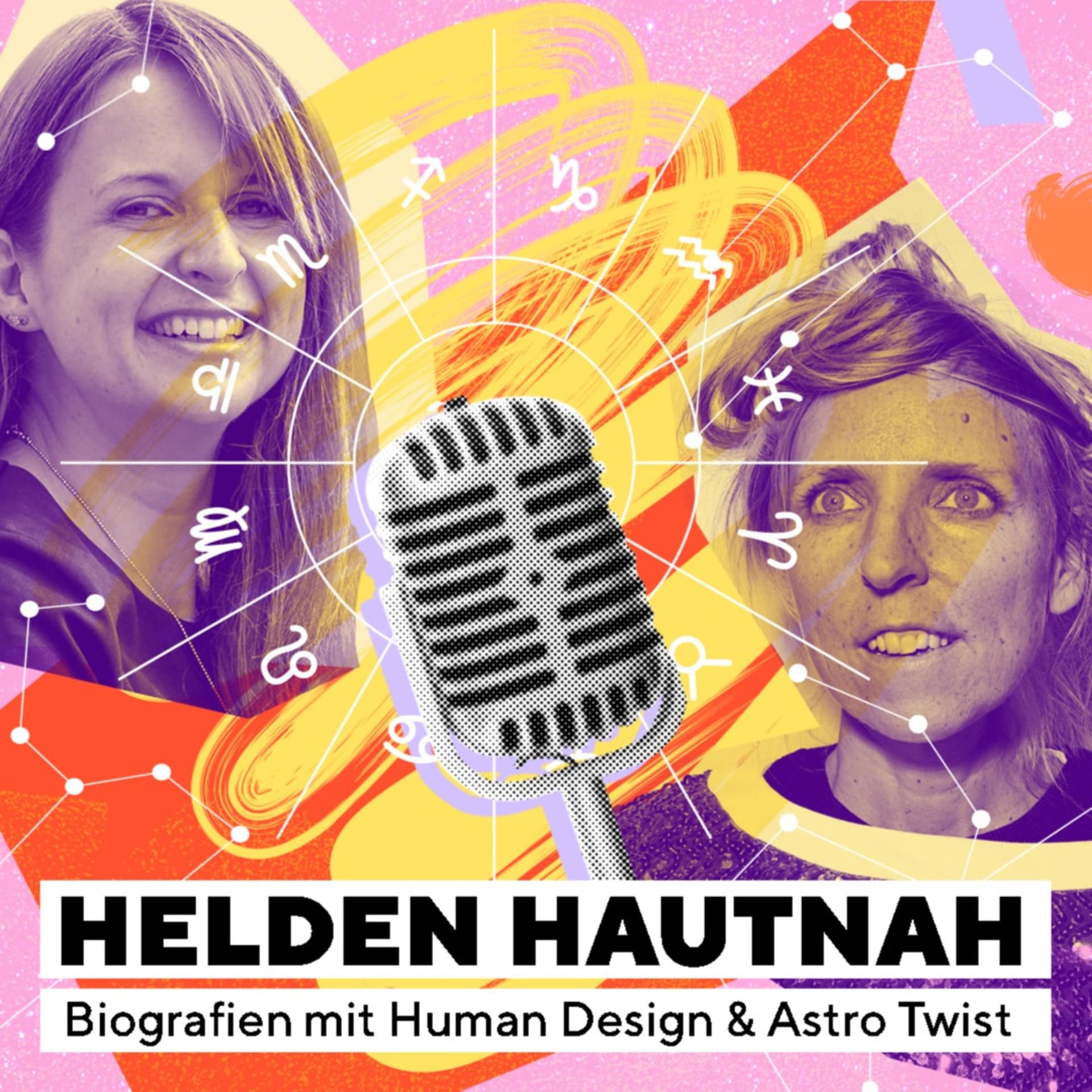 Helden Hautnah - Biografien mit Human Design und Astro Twist - Podcasts