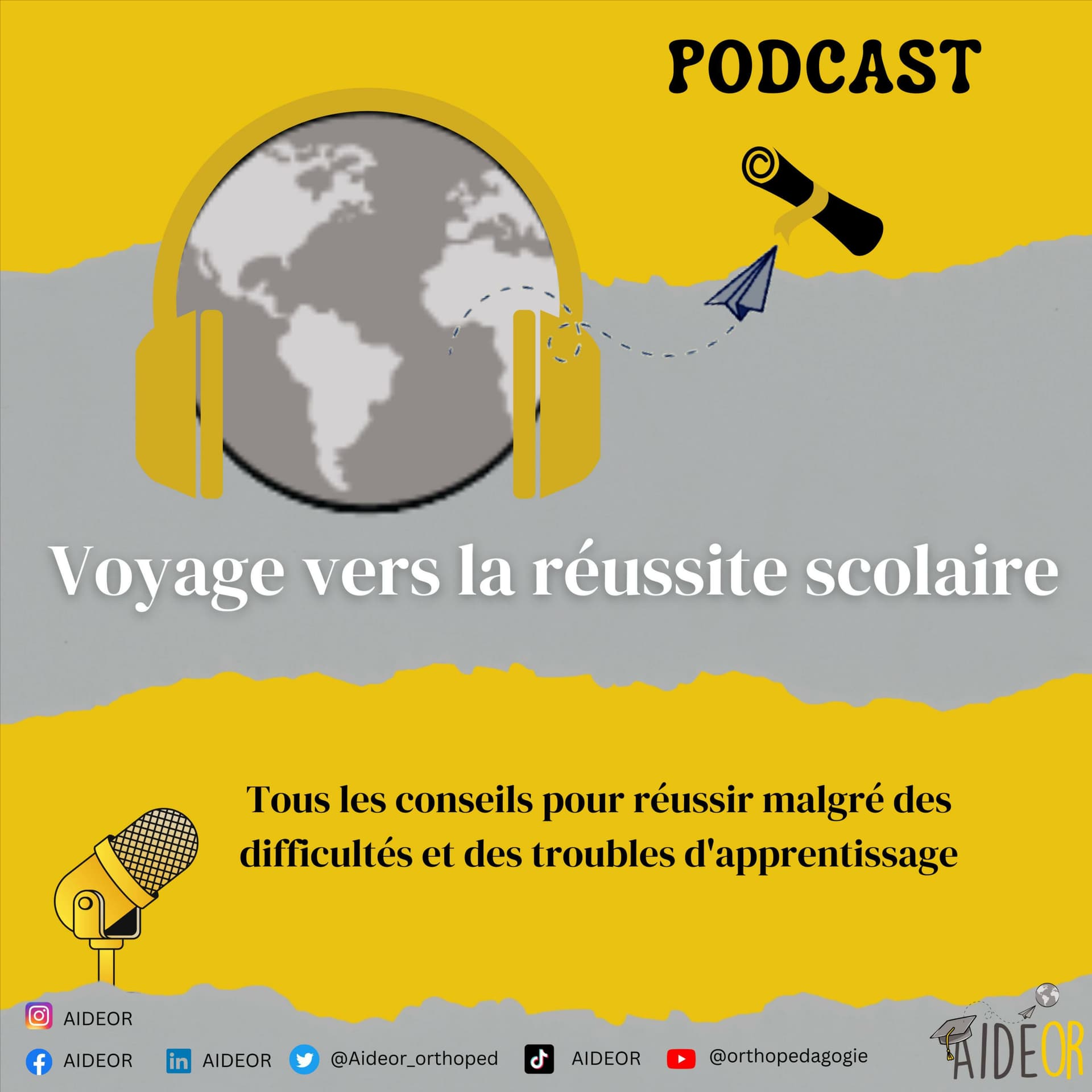 Voyage vers la réussite scolaire; Des conseils pour les troubles d'apprentissage - Podcasts