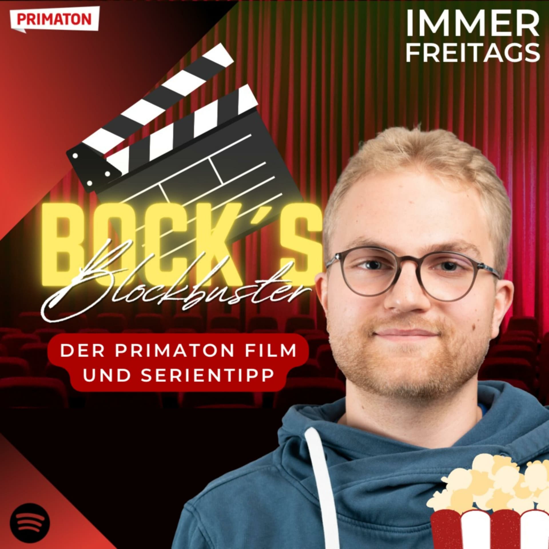 Bocks Blockbuster: Der PRIMATON Film und Serien Tipp mit Elias Bock - Podcasts