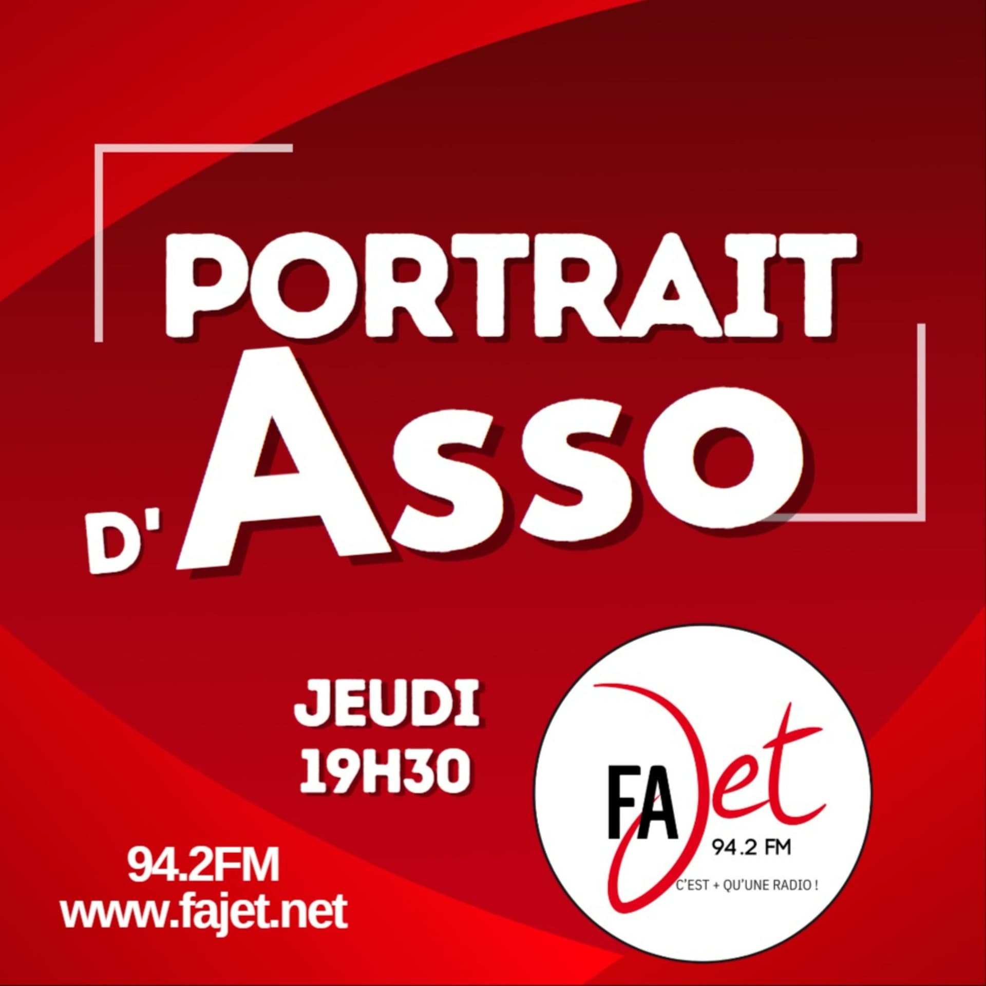 Portrait d'Asso - radio Fajet - Podcasts