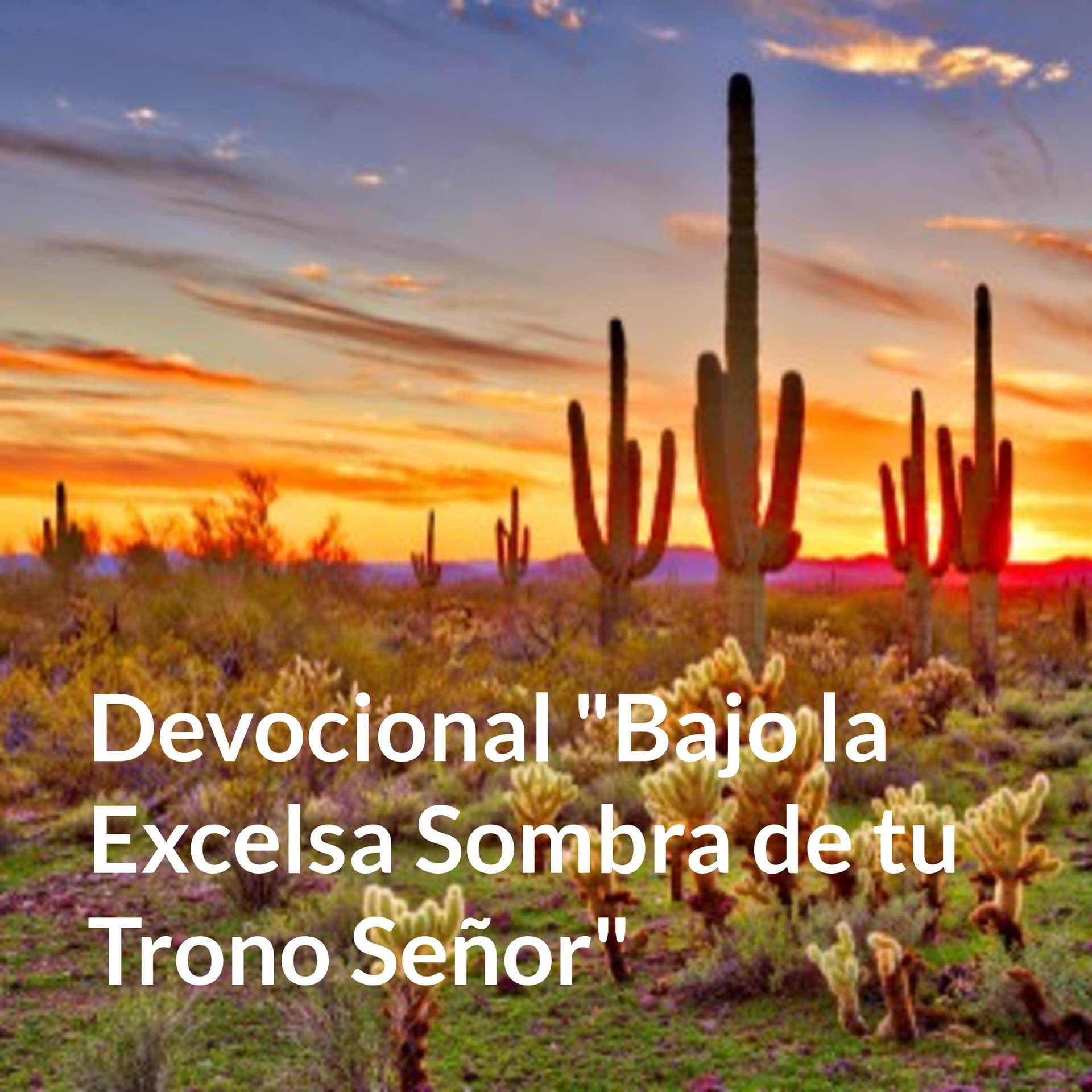 Devocional "Bajo la Excelsa Sombra de tu Trono, Señor" - Podcasts
