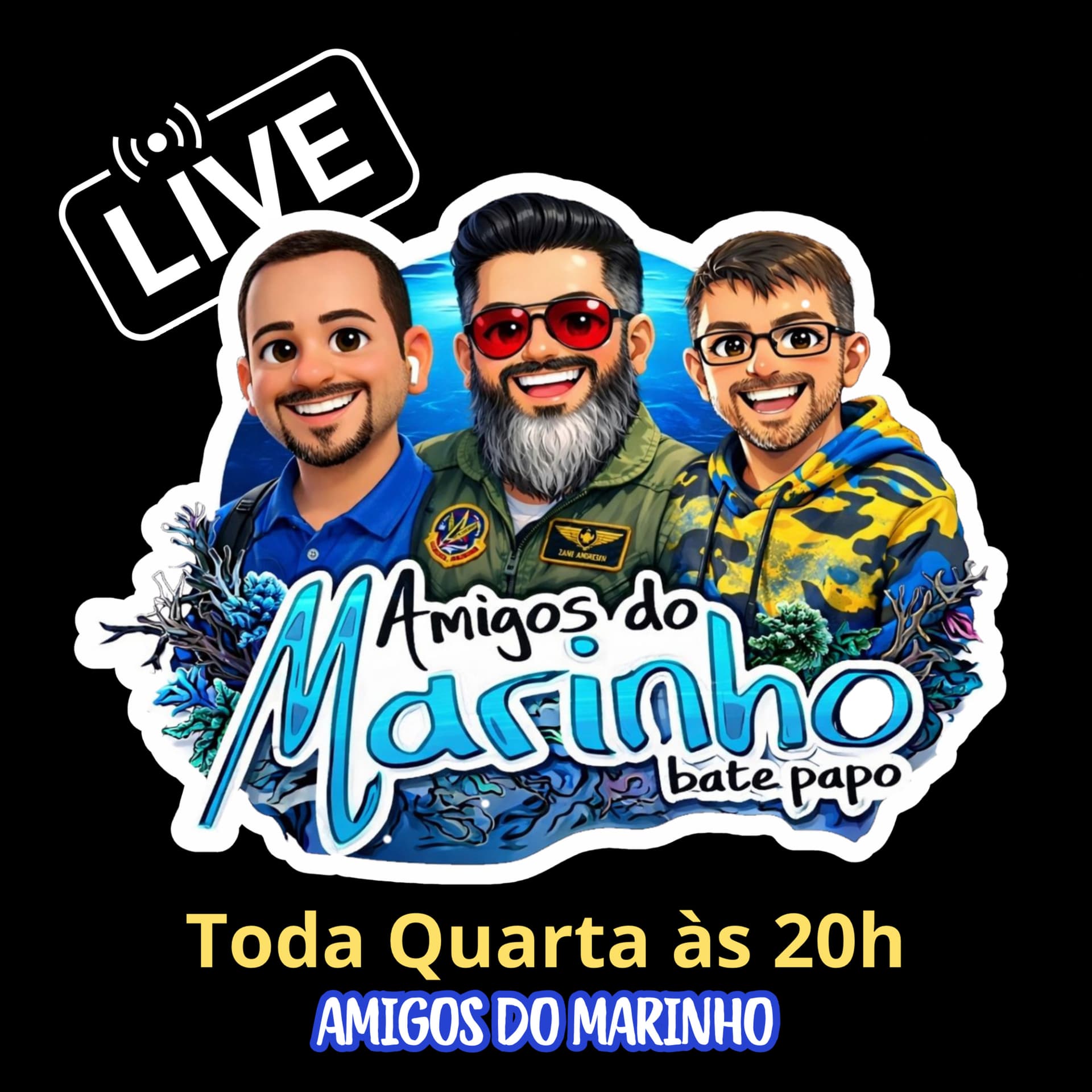 Live dos Amigos do Marinho - Podcasts