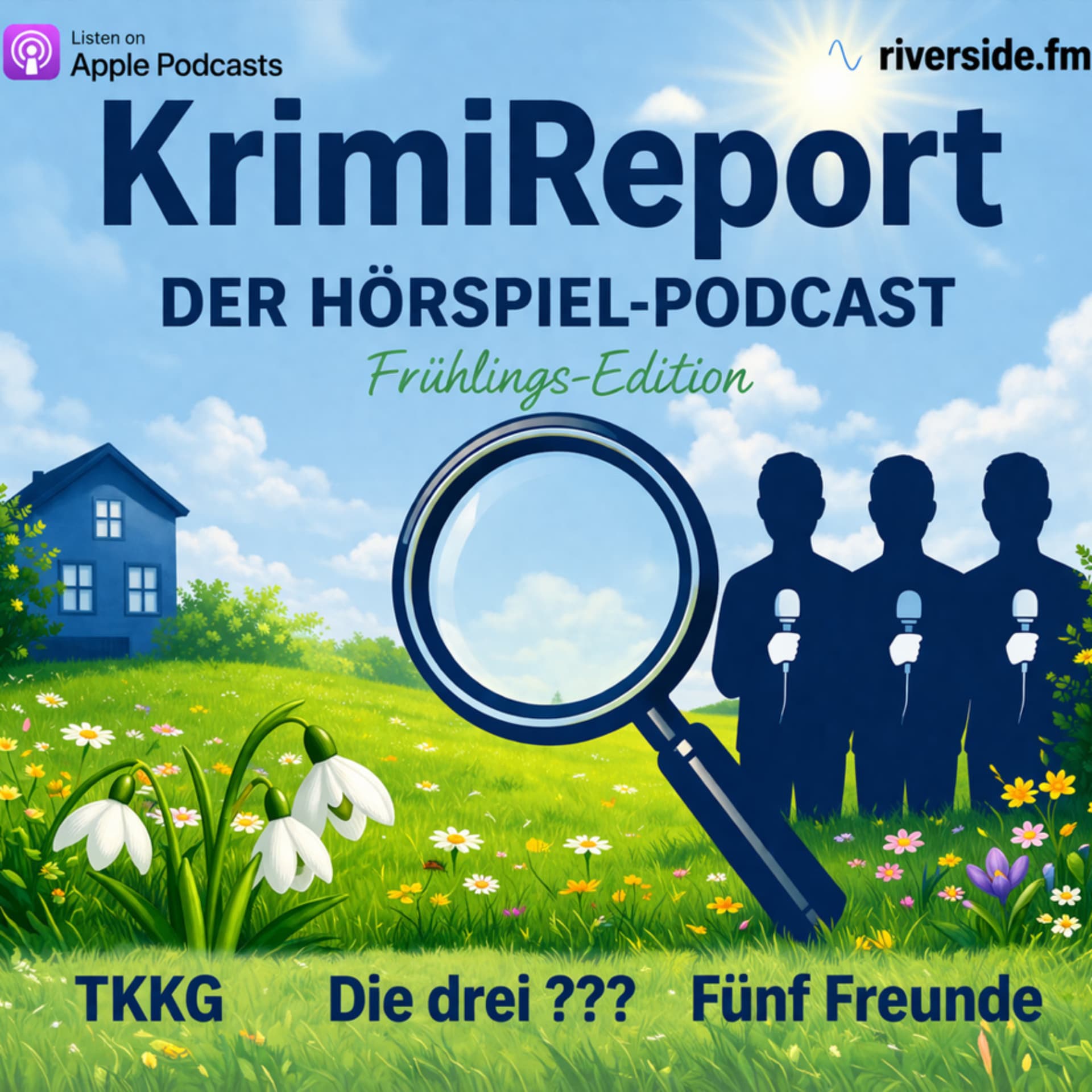 KrimiReport - der Hörspielpodcast | TKKG | Die drei ??? | Fünf Freude | - Podcasts