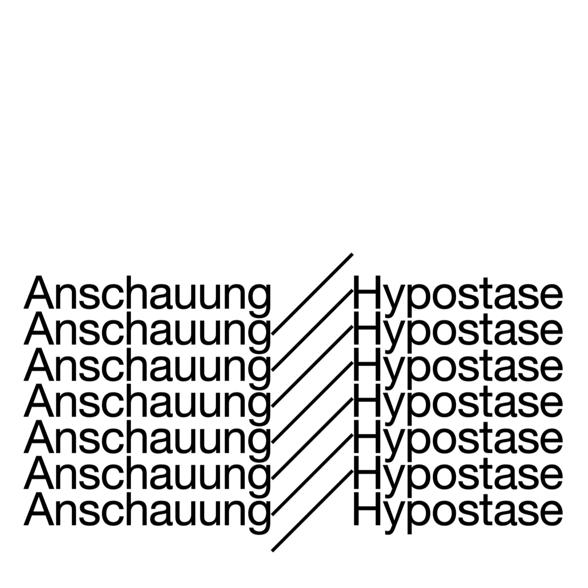 Anschauung/ Hypostase - Podcasts