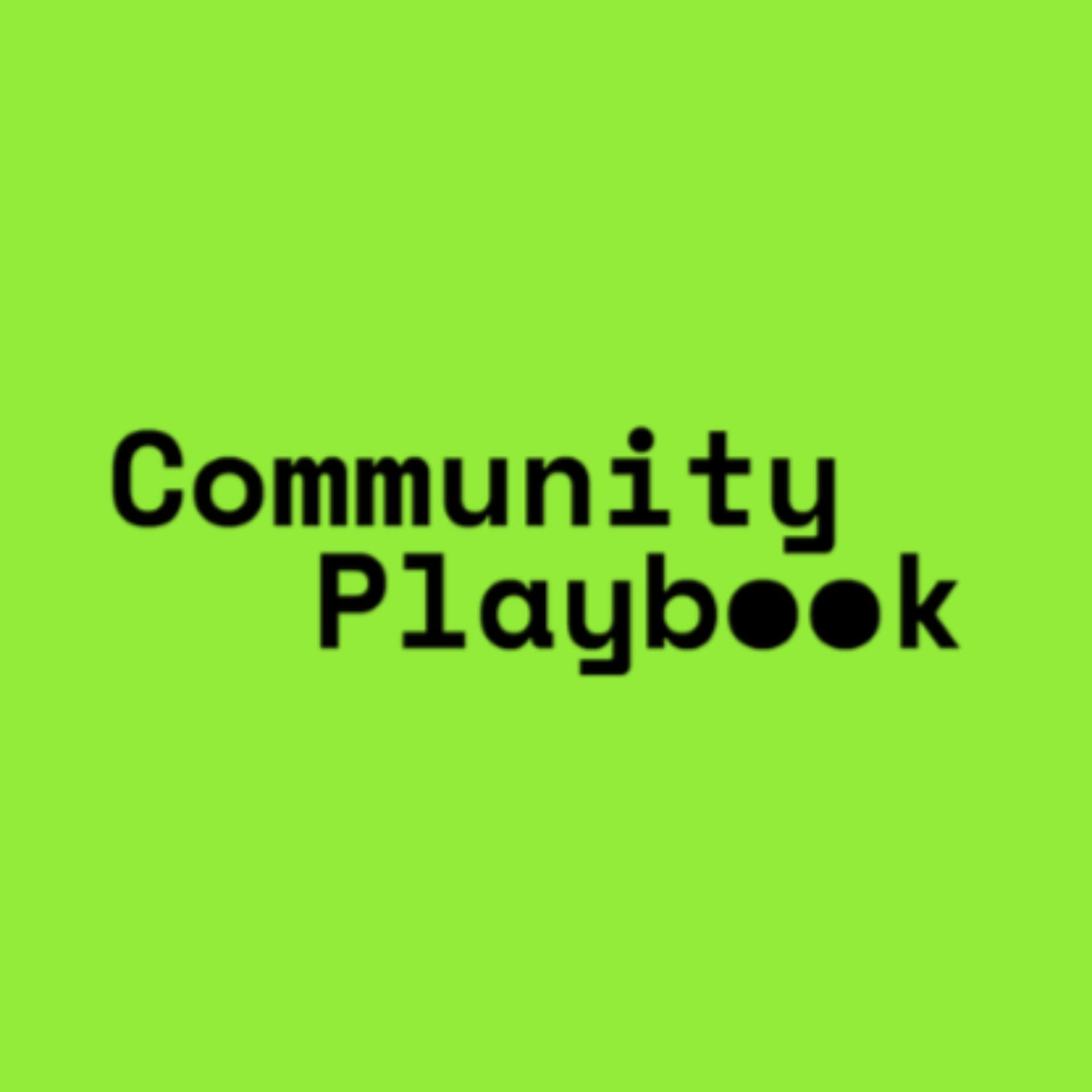 Community Playbook - Podcasts
