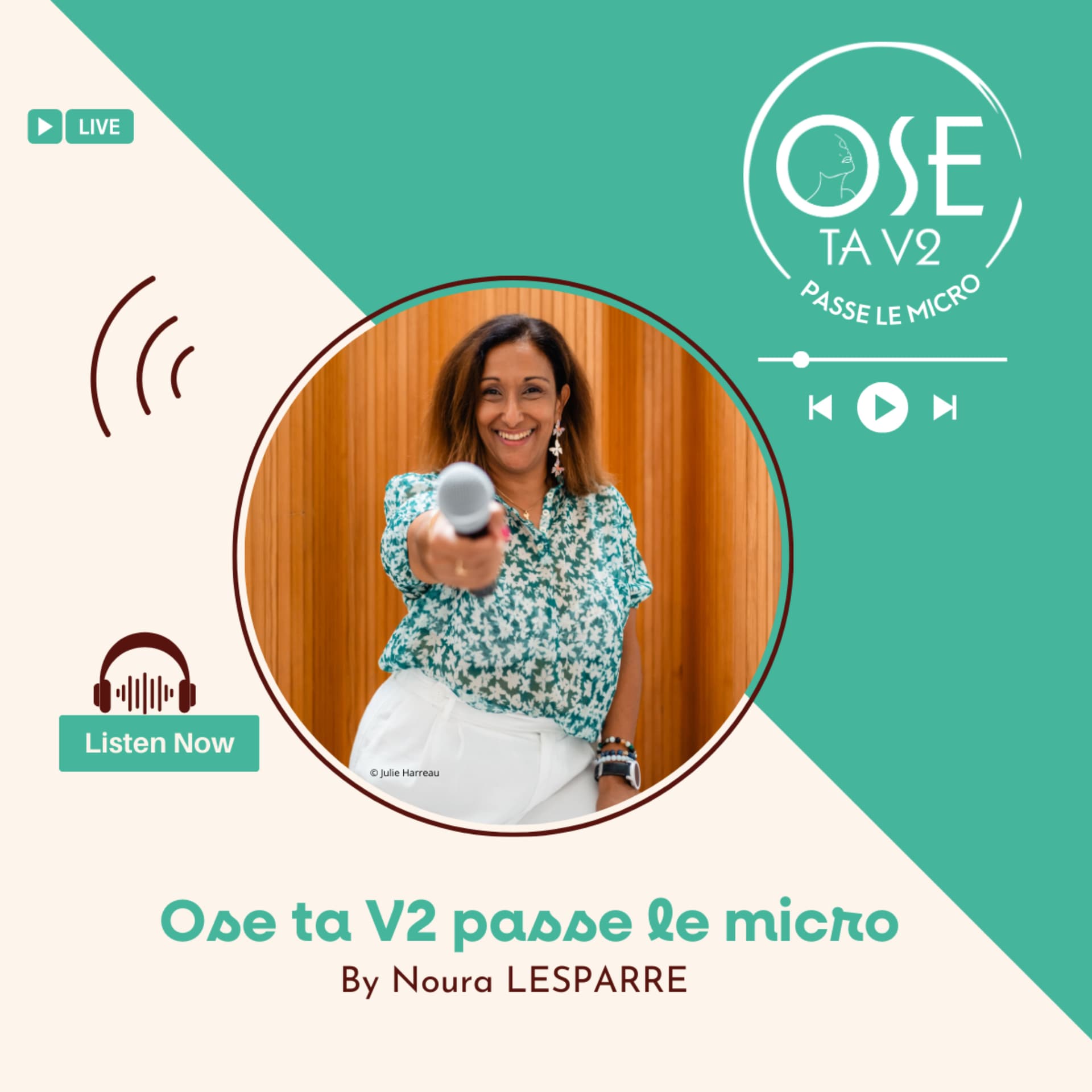 OSE ta V2 passe le micro 🎙️Le podcast qui t'inspire à réinventer ta carrière sans te sacrifier ✨ - Podcasts