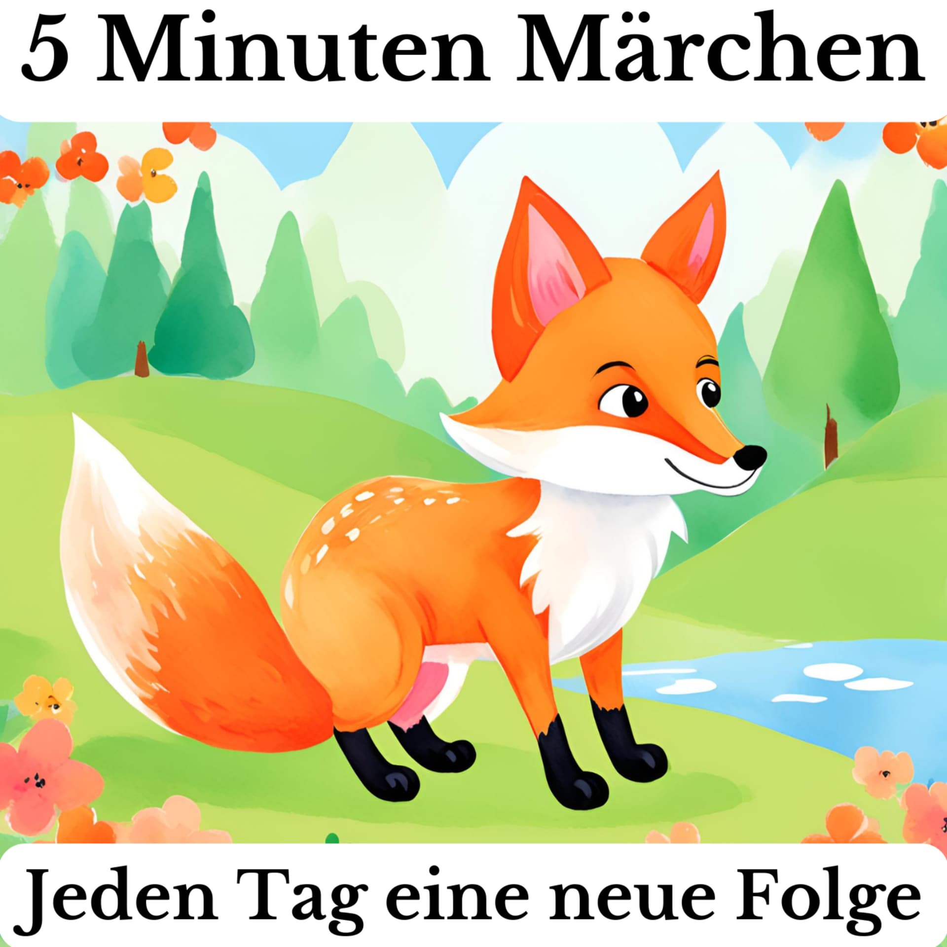 5 Minuten Märchen - Frederik der kleine Fuchs - kurze Hörspiele für kleine Abenteurer - Podcasts