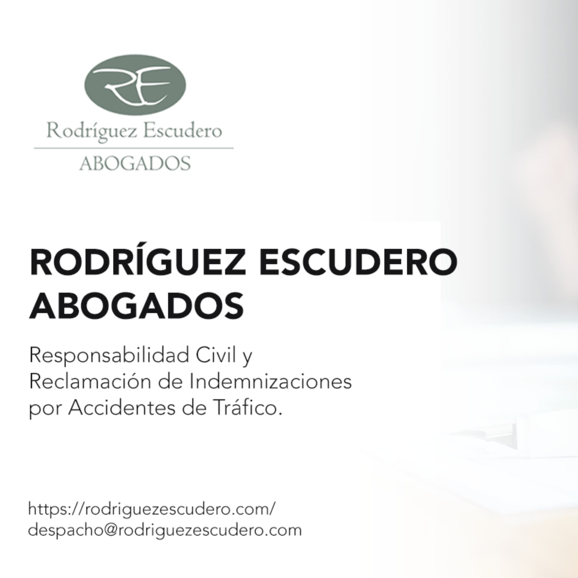 Reclamación de Accidentes de tráfico - Rodríguez Escudero Abogados - Podcasts