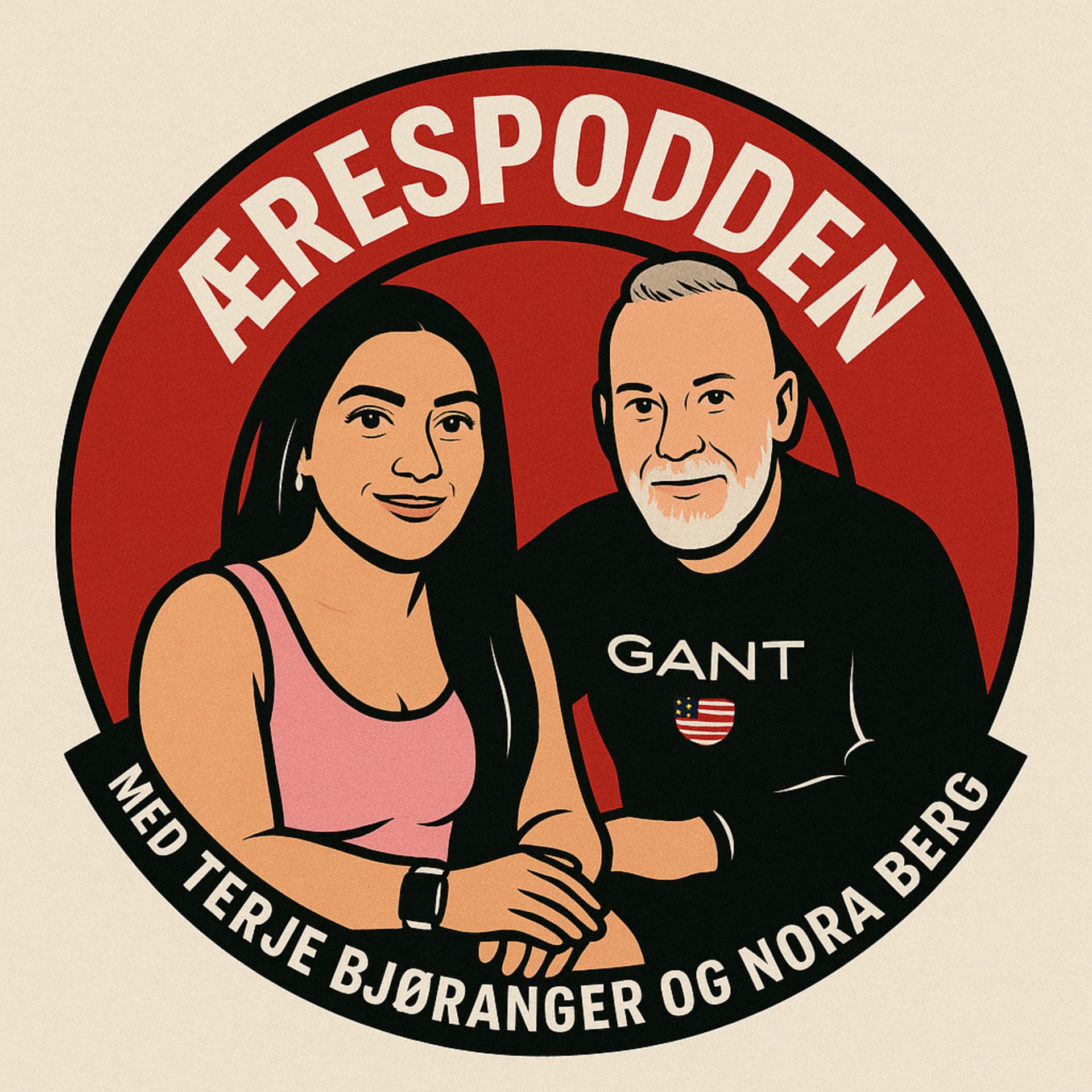 Ærespodden med Terje Bjøranger og Nora Berg - Podcasts
