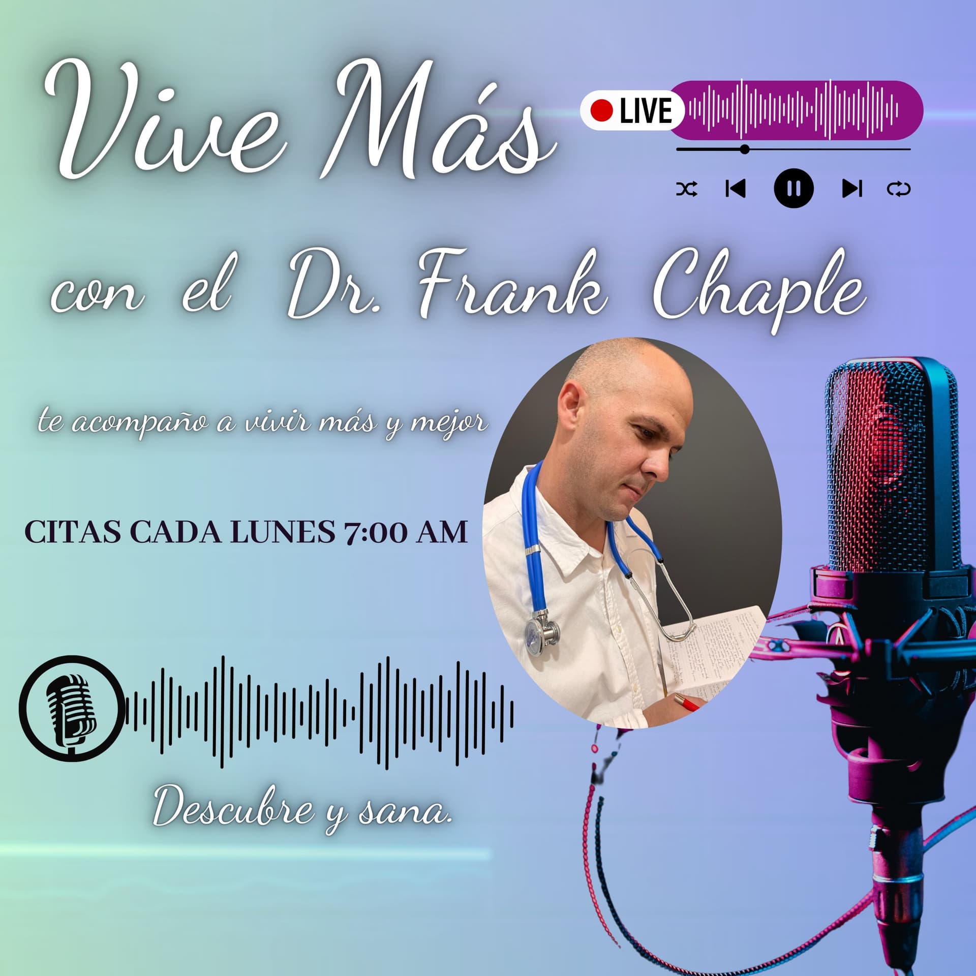Vive Más con el Dr. Frank Chaple. - Podcasts