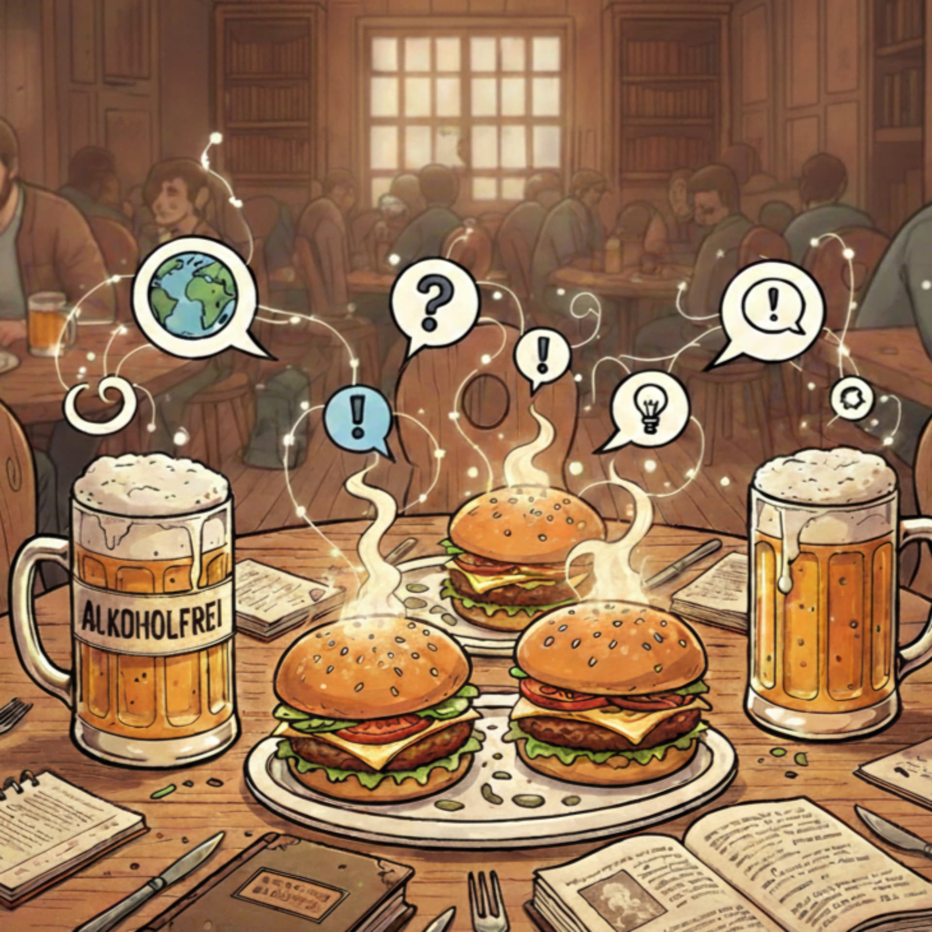 Zwischen Burger, Bier und sozialer Erkenntnis - Podcasts
