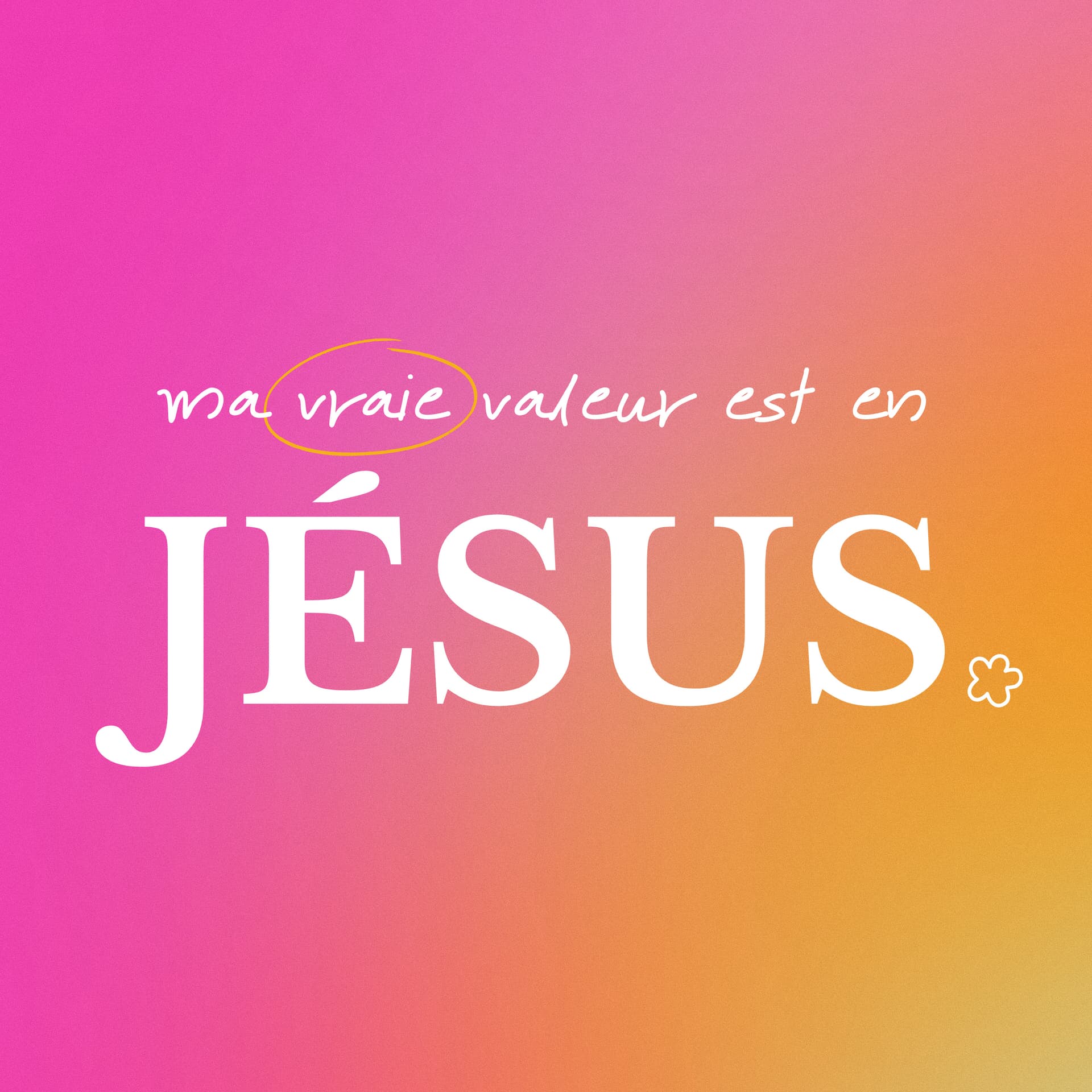 Ma Vraie Valeur est en Jésus - Podcasts