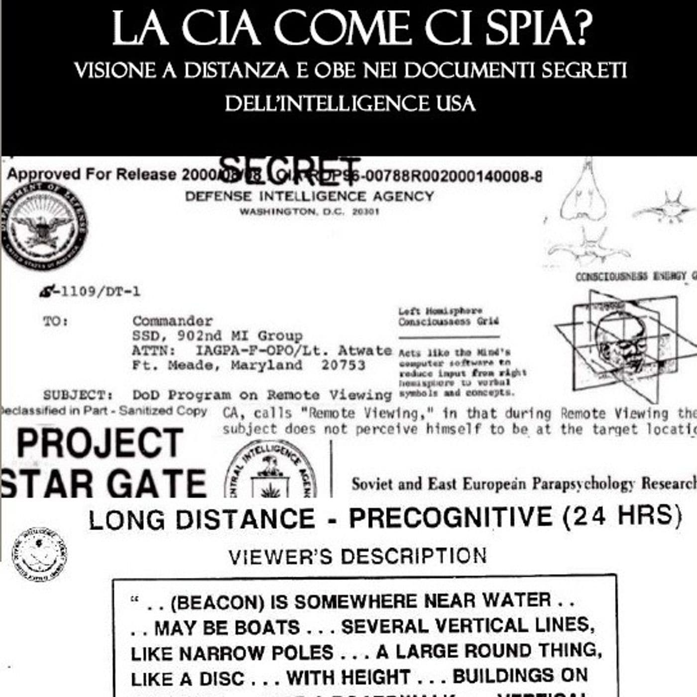 CIA - STARGATE PROJECT, unità di spionaggio psichico - Podcasts
