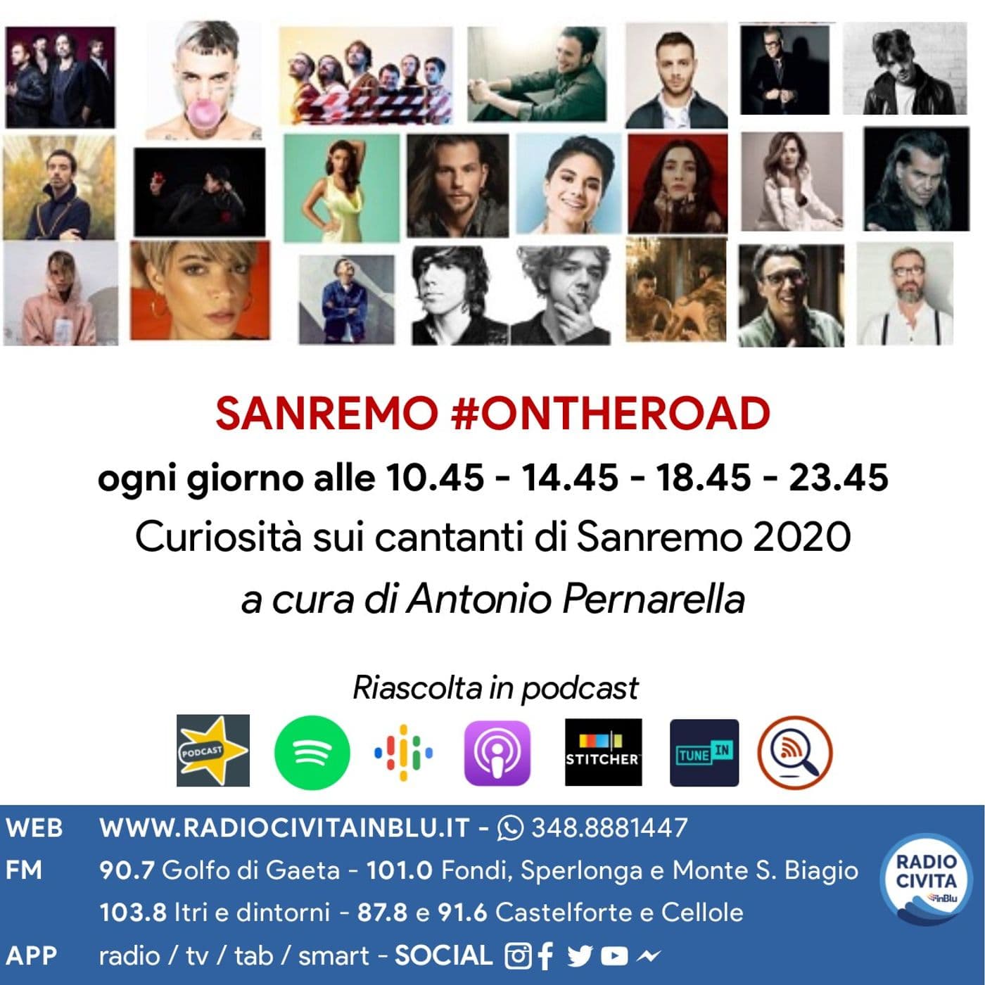 Sanremo 2020 - Gli artisti in gara - Podcasts