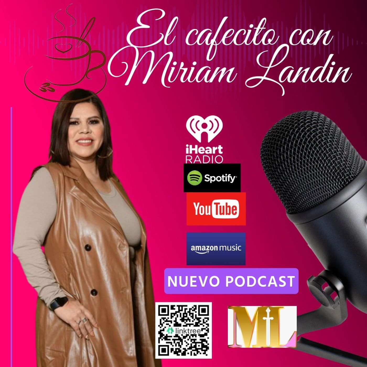 El cafecito con Miriam Landín - Podcasts