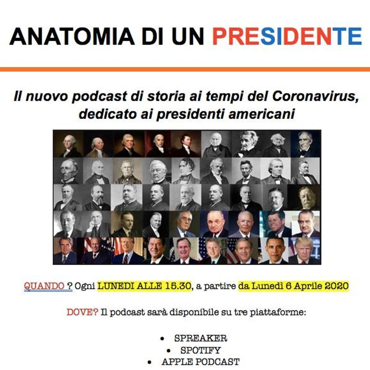 Anatomia di un Presidente - Podcasts