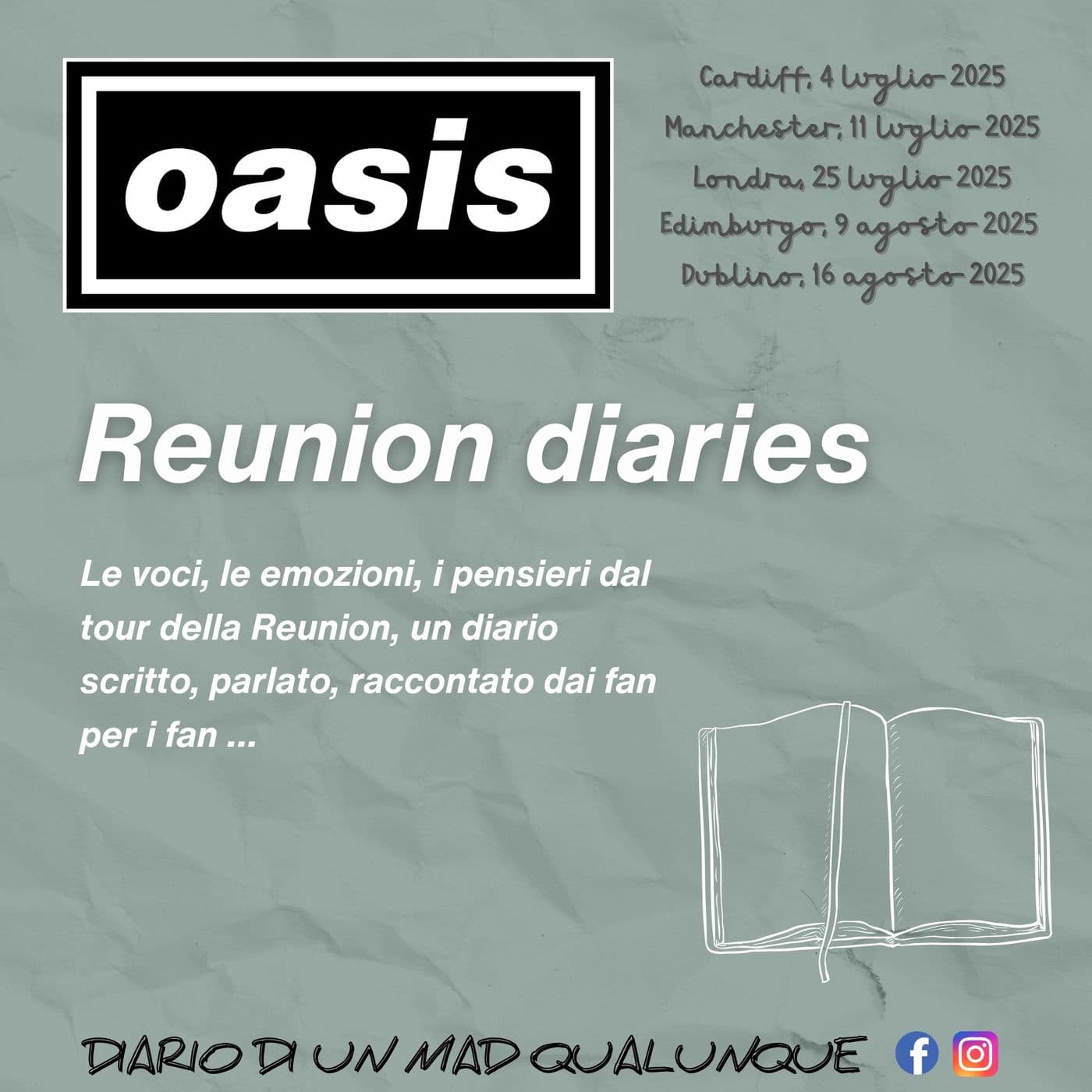 OASIS REUNION DIARIES - Podcasts