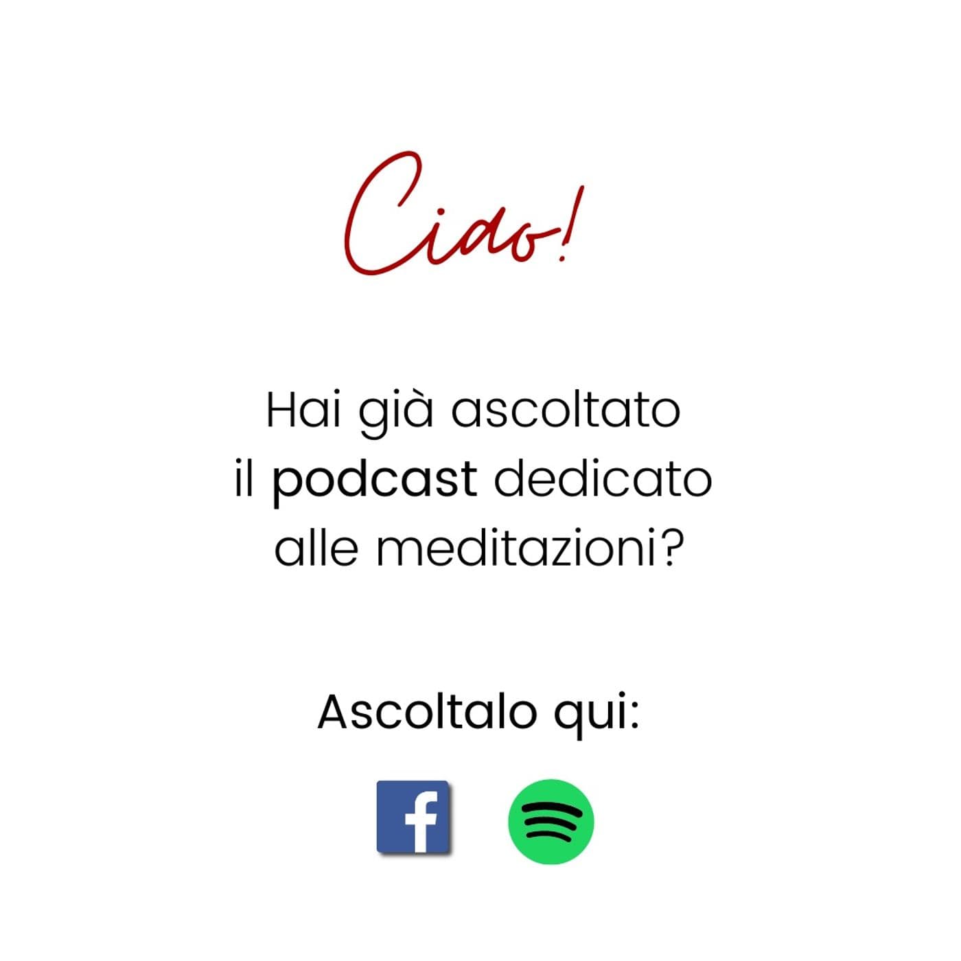 Meditazioni spirituali RC Italia - Podcasts