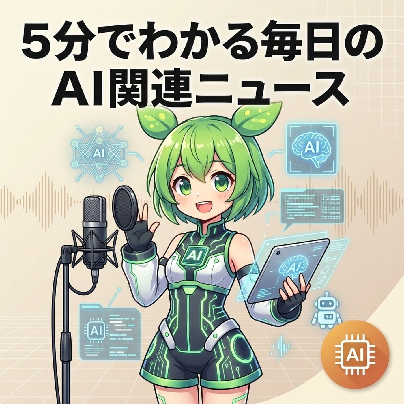 5分でわかる毎日のAIニュース|海外の生成AI・AIツール最新情報を日本語で要約配信 - Podcasts