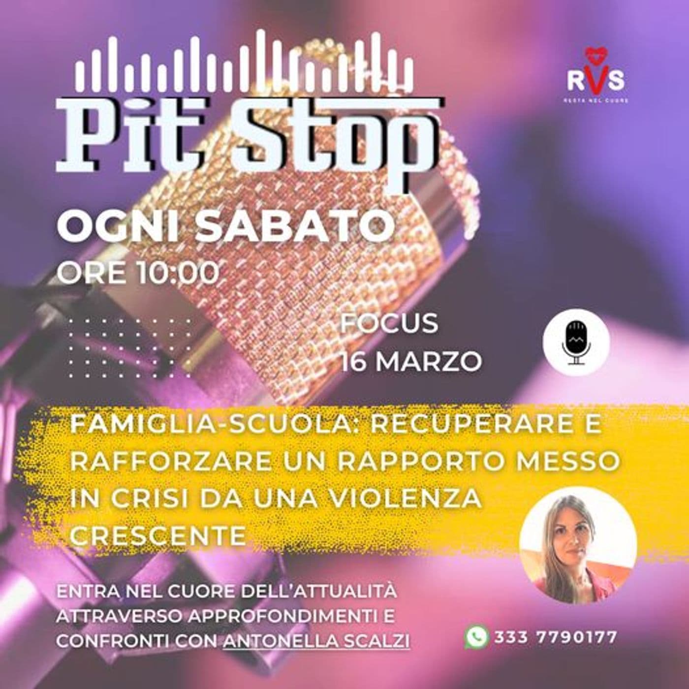Pit stop, l’informazione in prima fila