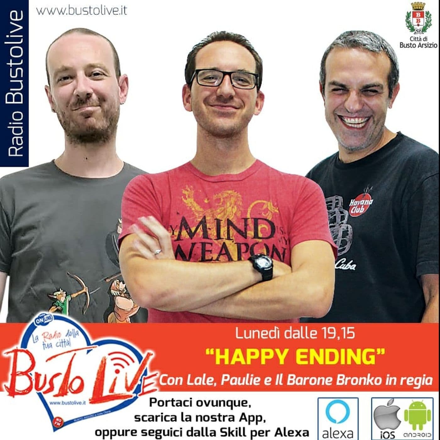 Happy Ending - Radio Busto Live - Podcasts