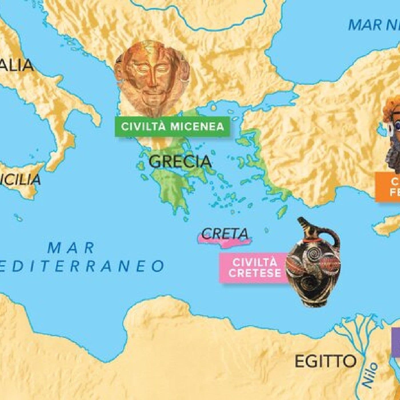 Le mitiche civiltà del Mediterraneo. - Podcasts
