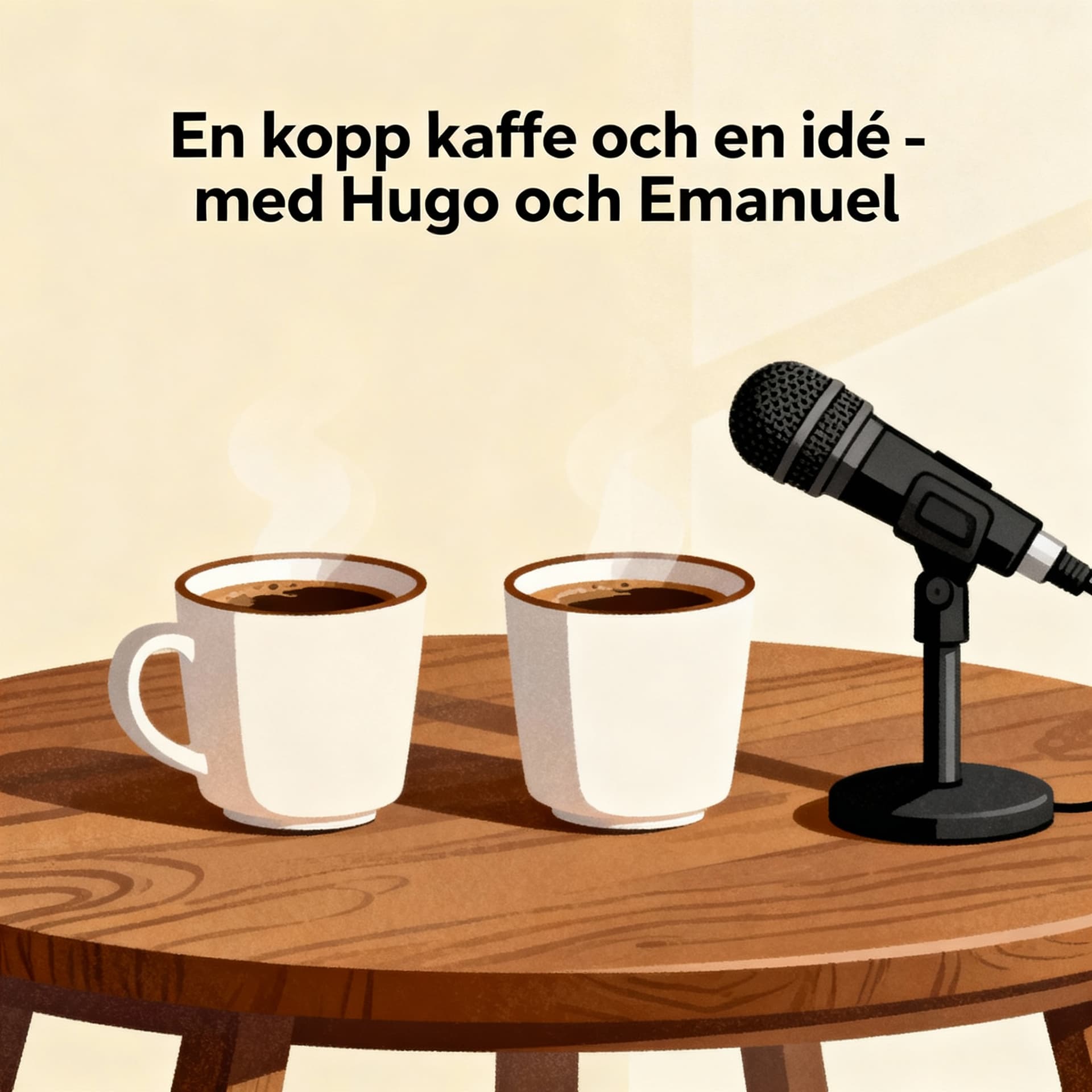 En kopp kaffe och en idé - med Hugo och Emanuel - Podcasts