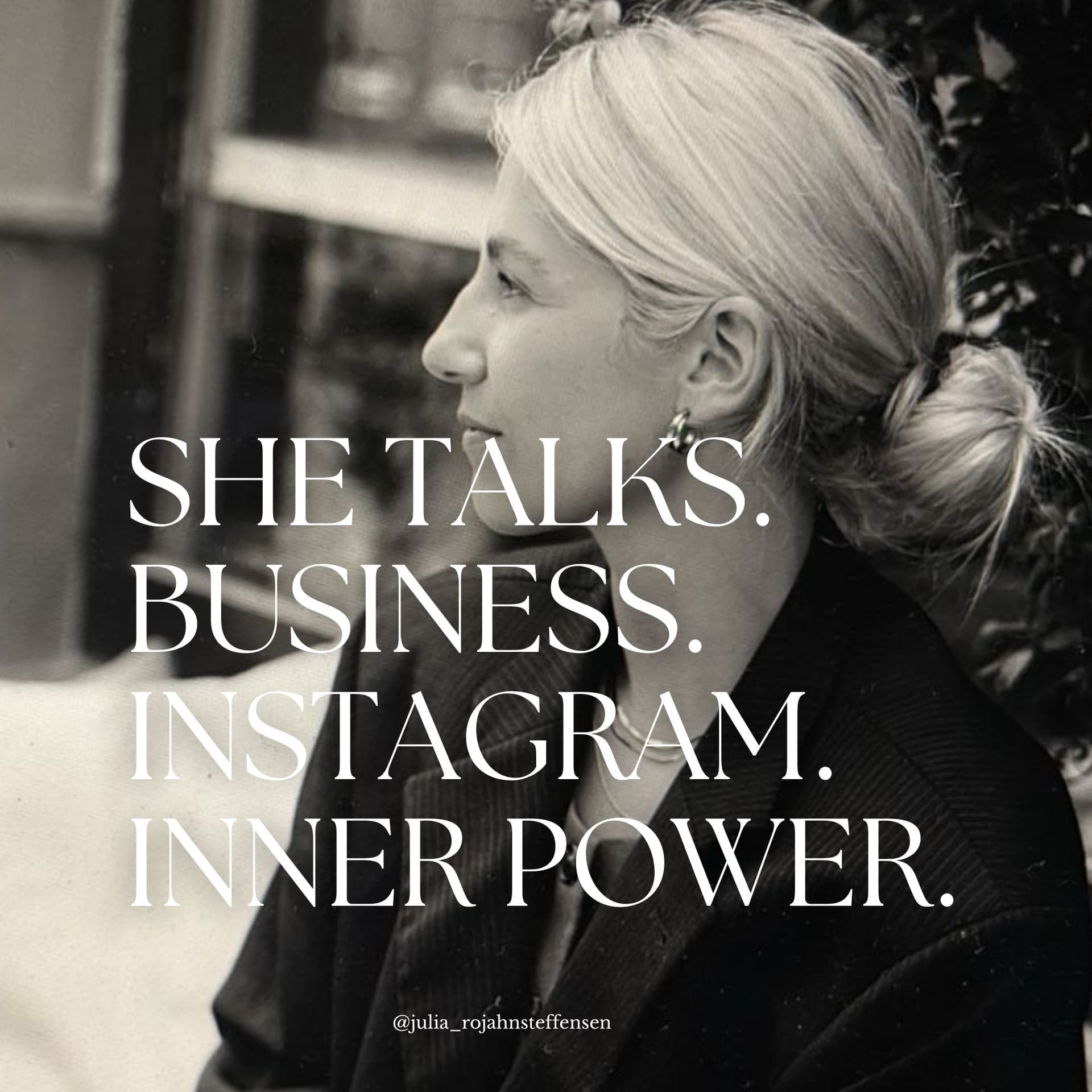 She talks. Business. Instagram. Inner Power. - Podcasts