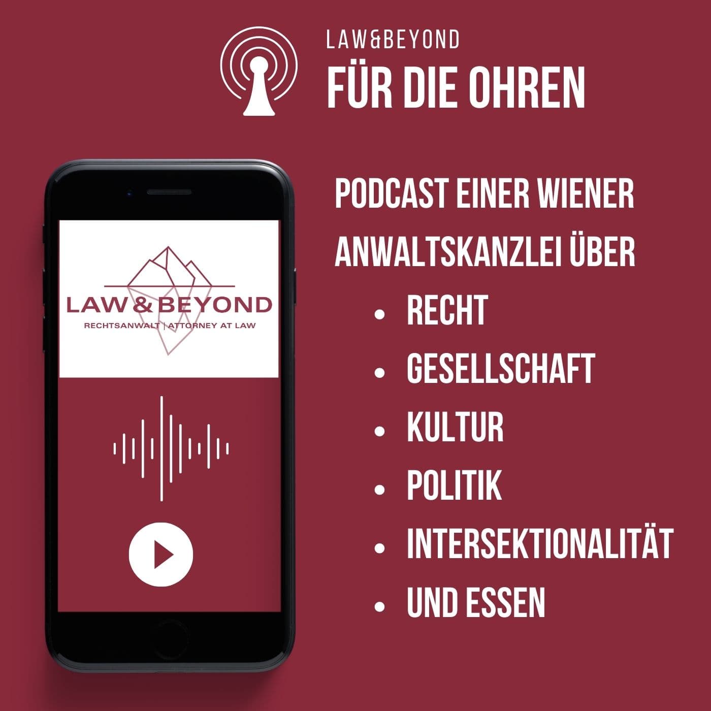 Law & Beyond für die Ohren - Podcasts