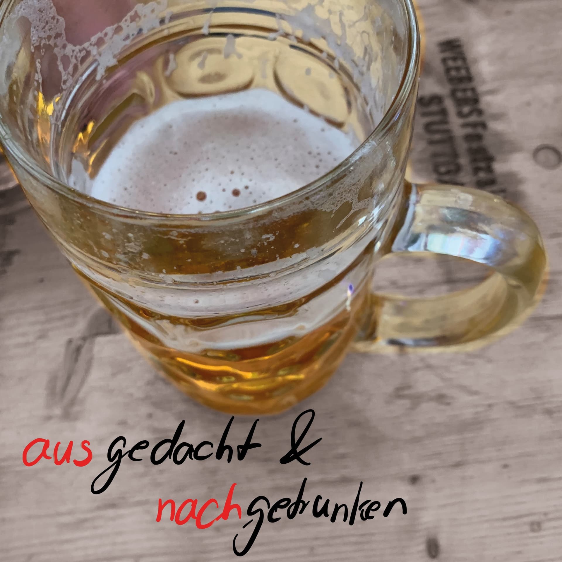 Ausgedacht und Nachgetrunken - Podcasts